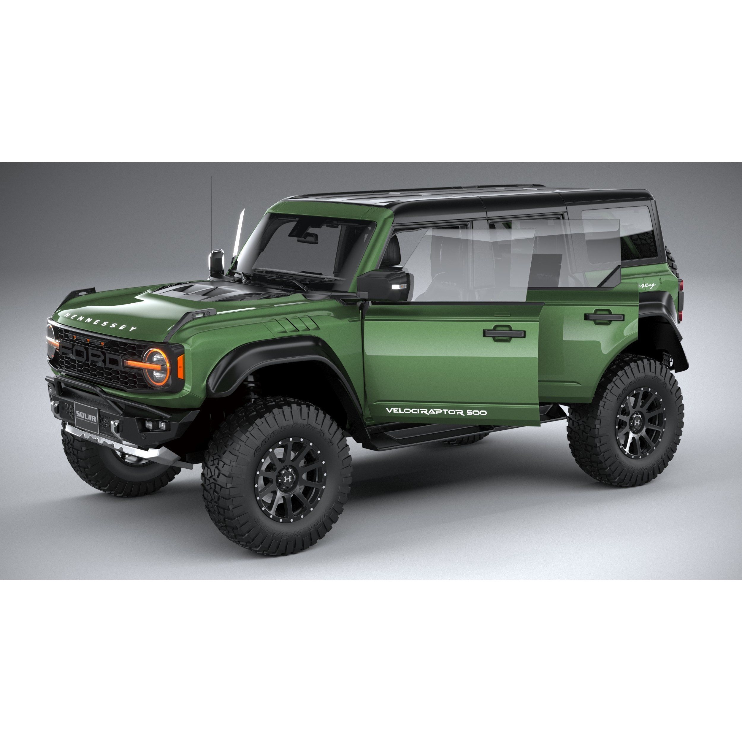 Hennessey Velociraptor 500 Bronco 2024 - High-Poly 3D Model - View 21