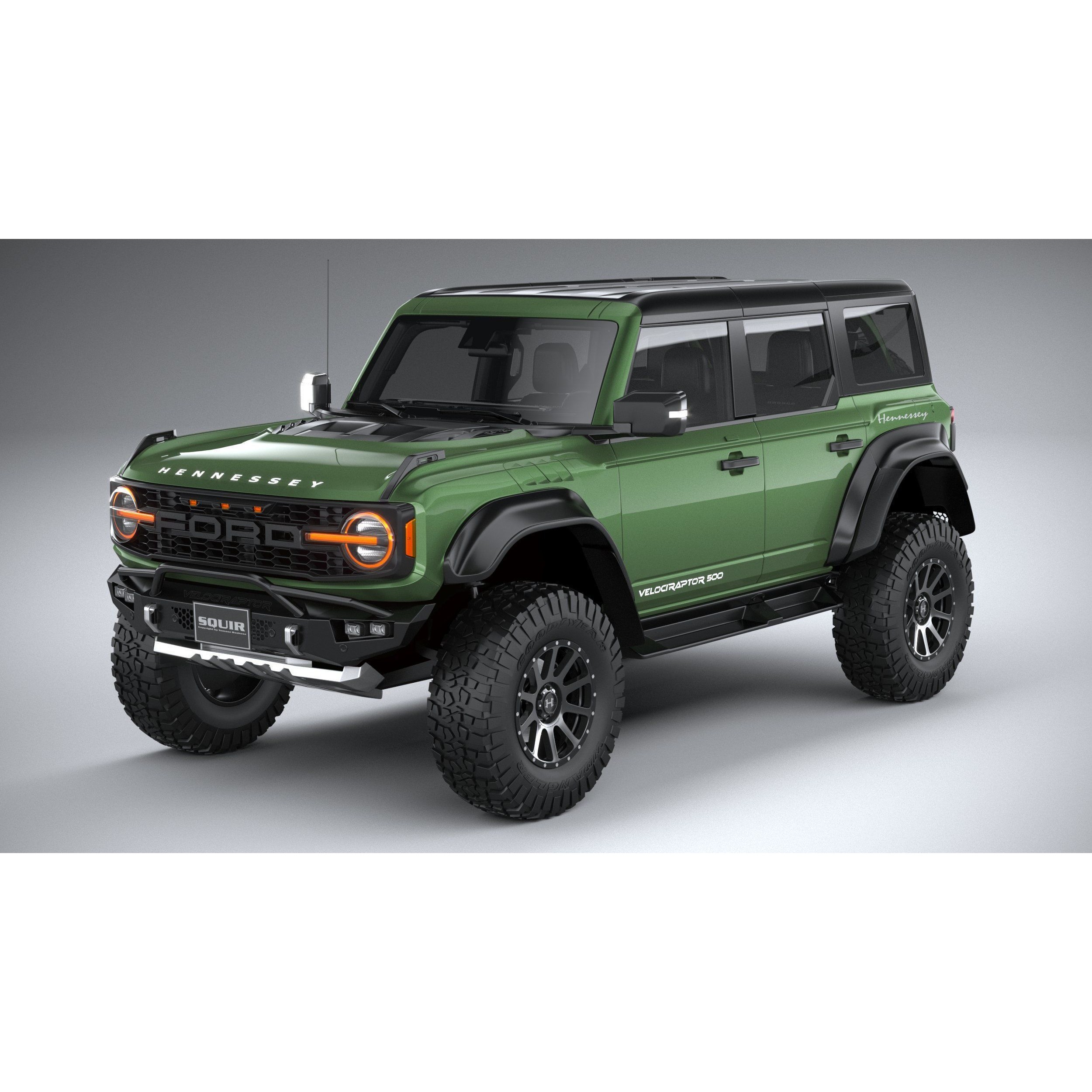 Hennessey Velociraptor 500 Bronco 2024 - High-Poly 3D Model - View 3