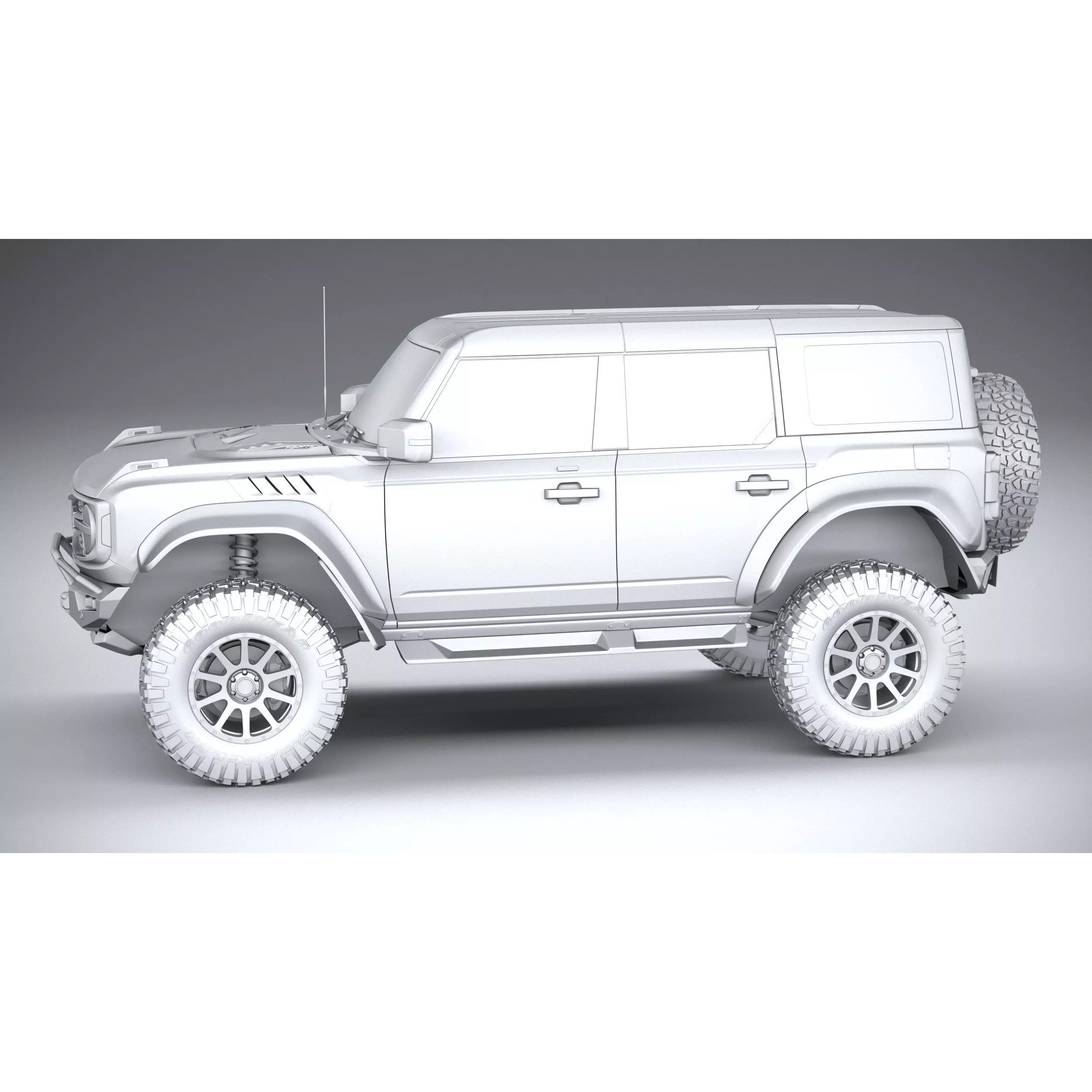 Hennessey Velociraptor 500 Bronco 2024 - High-Poly 3D Model - View 30
