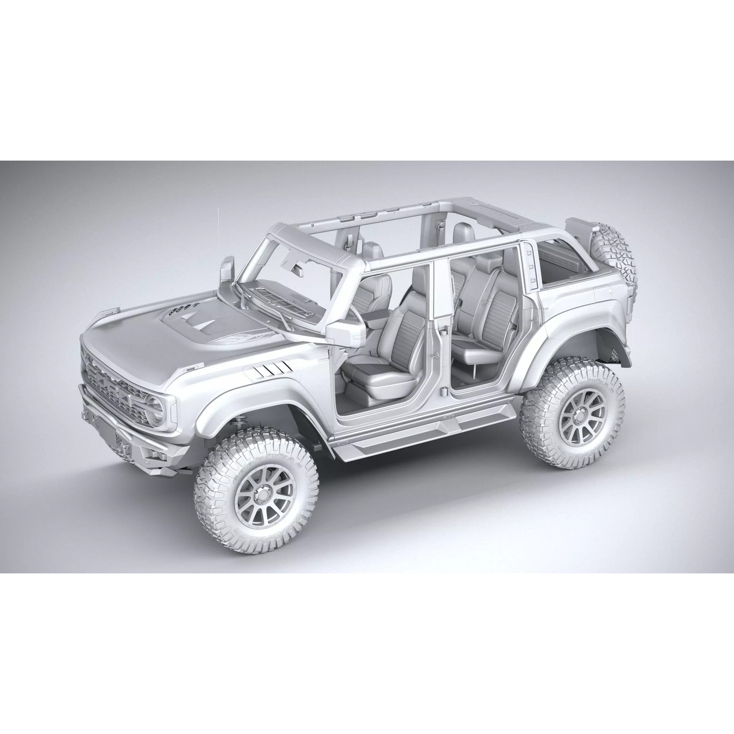 Hennessey Velociraptor 500 Bronco 2024 - High-Poly 3D Model - View 36