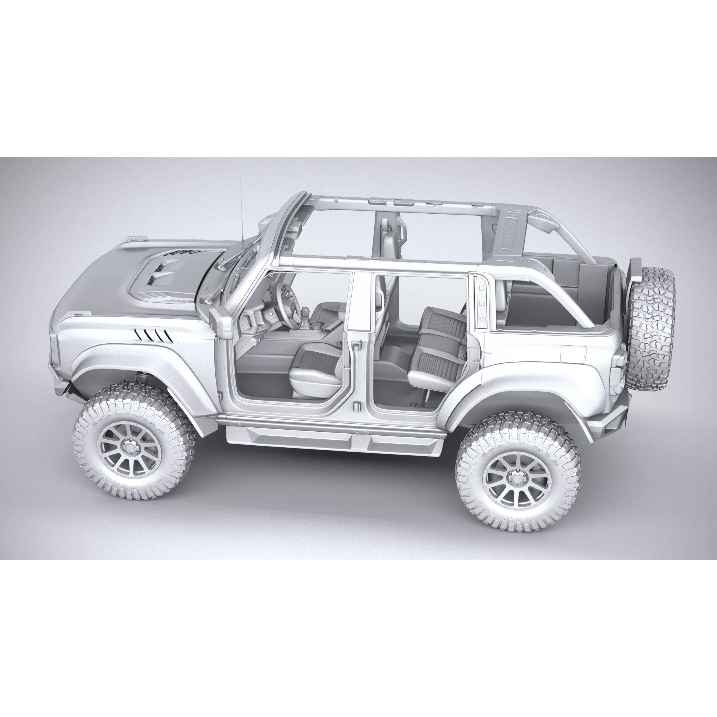 Hennessey Velociraptor 500 Bronco 2024 - High-Poly 3D Model - View 38