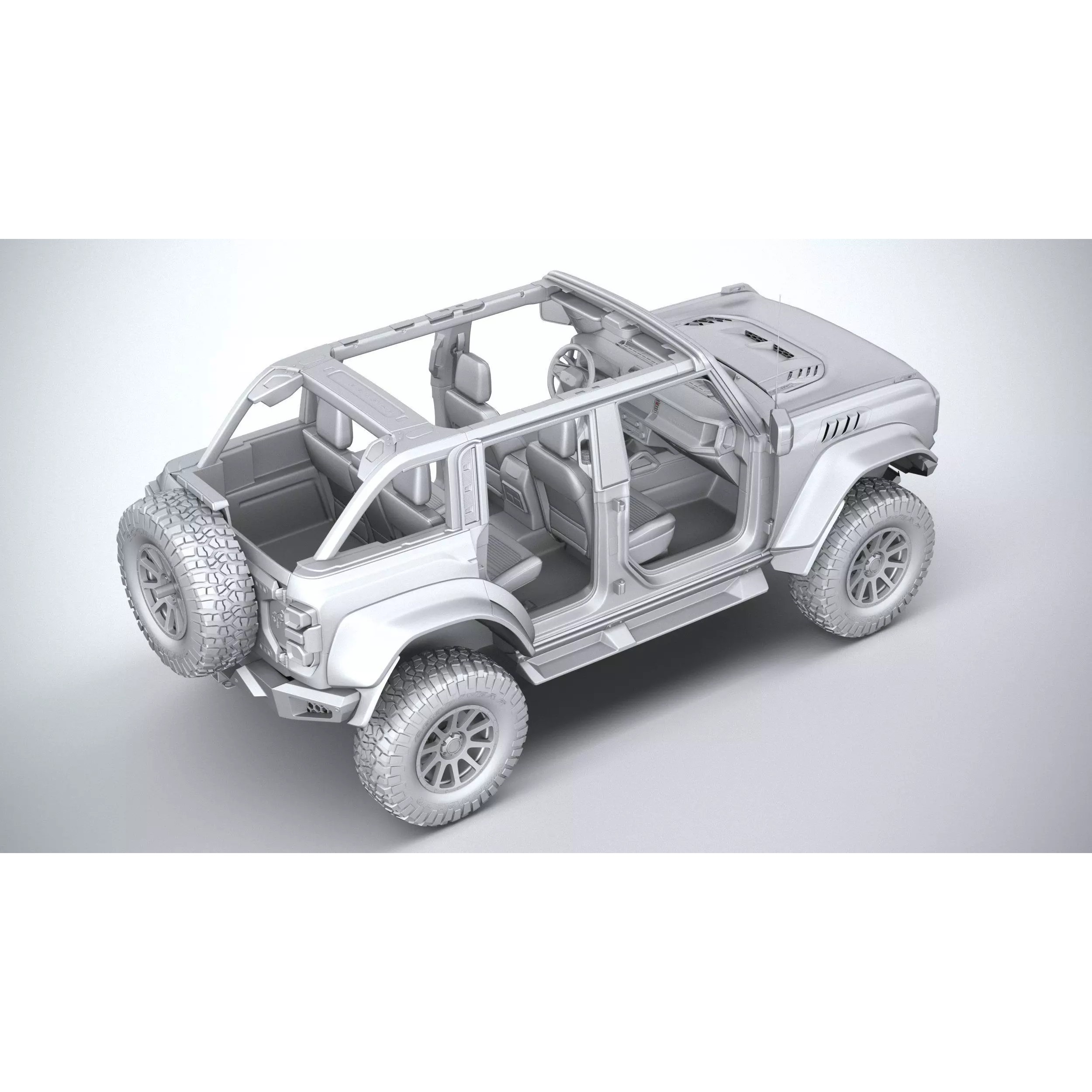 Hennessey Velociraptor 500 Bronco 2024 - High-Poly 3D Model - View 39