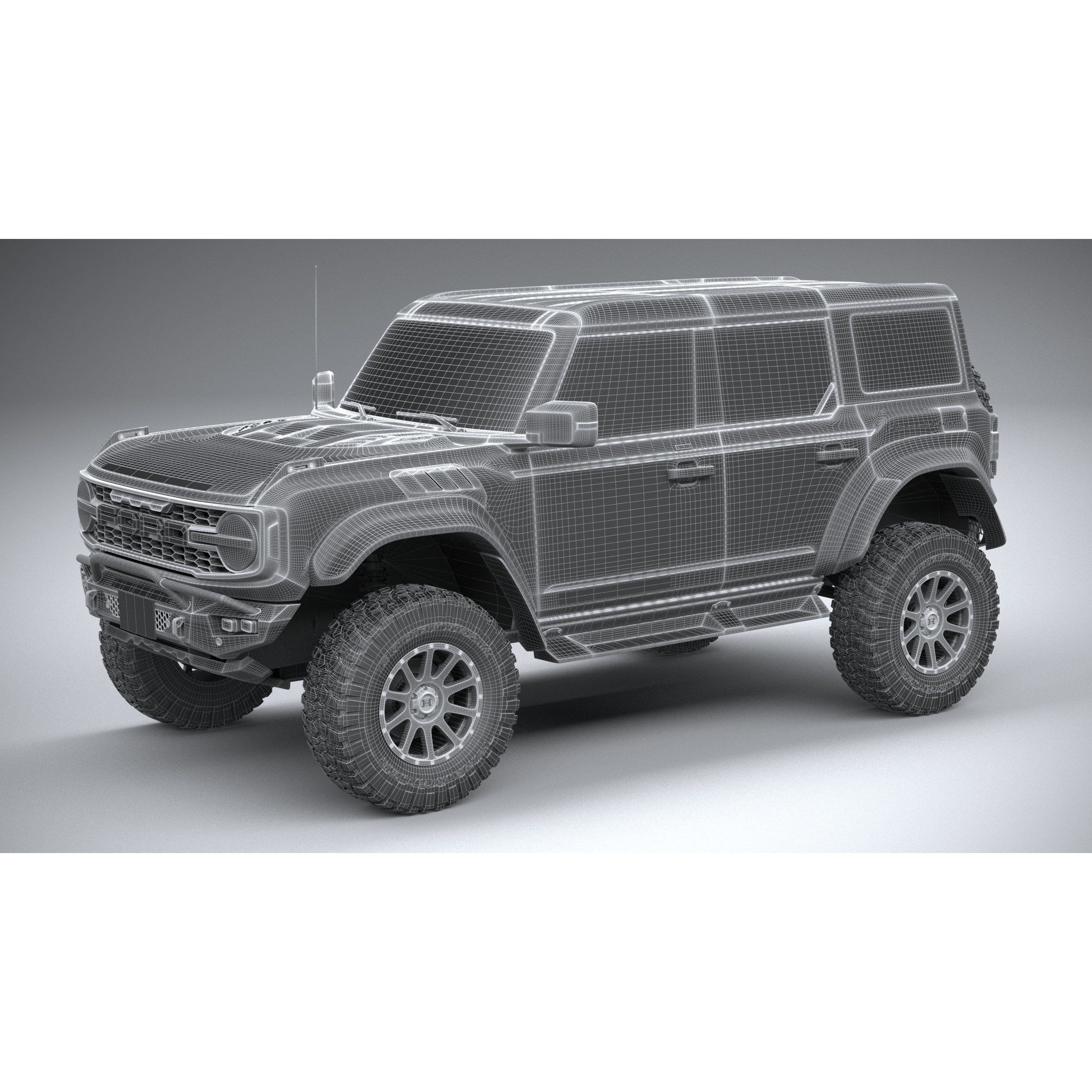 Hennessey Velociraptor 500 Bronco 2024 - High-Poly 3D Model - View 51