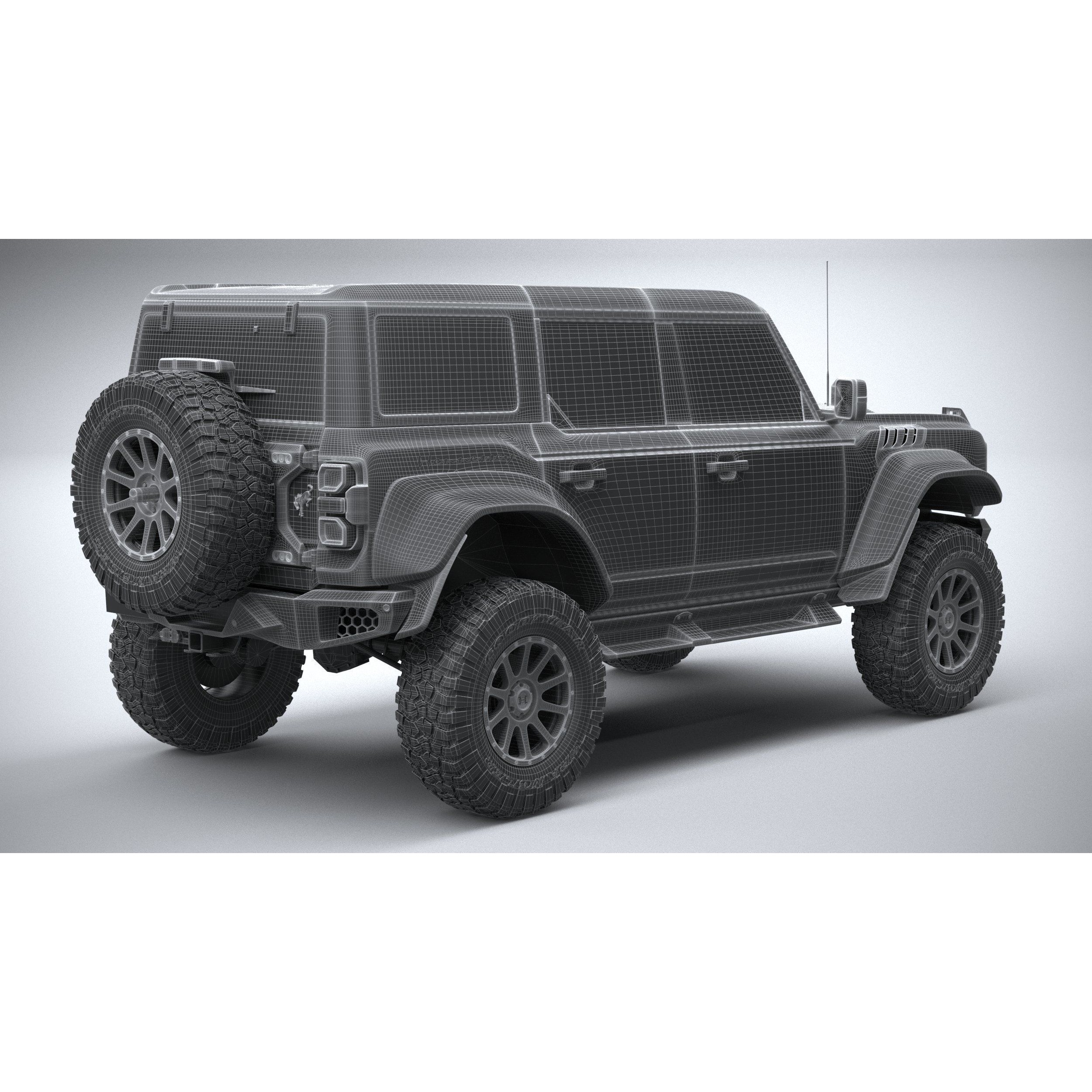 Hennessey Velociraptor 500 Bronco 2024 - High-Poly 3D Model - View 52