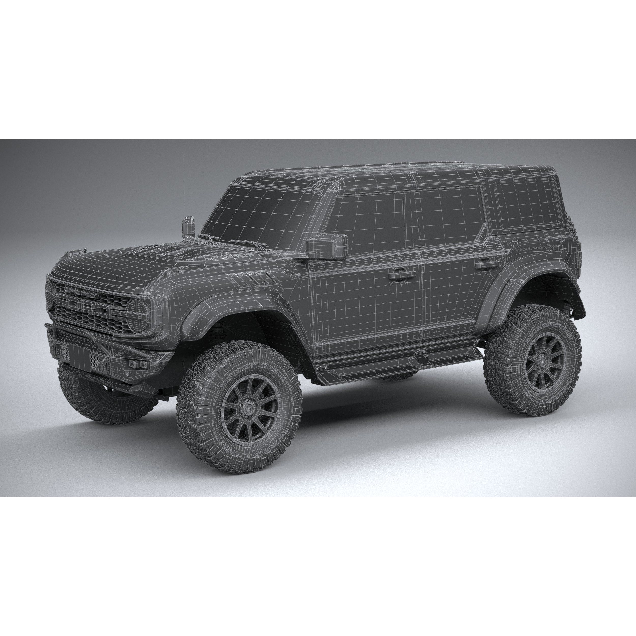 Hennessey Velociraptor 500 Bronco 2024 - High-Poly 3D Model - View 53