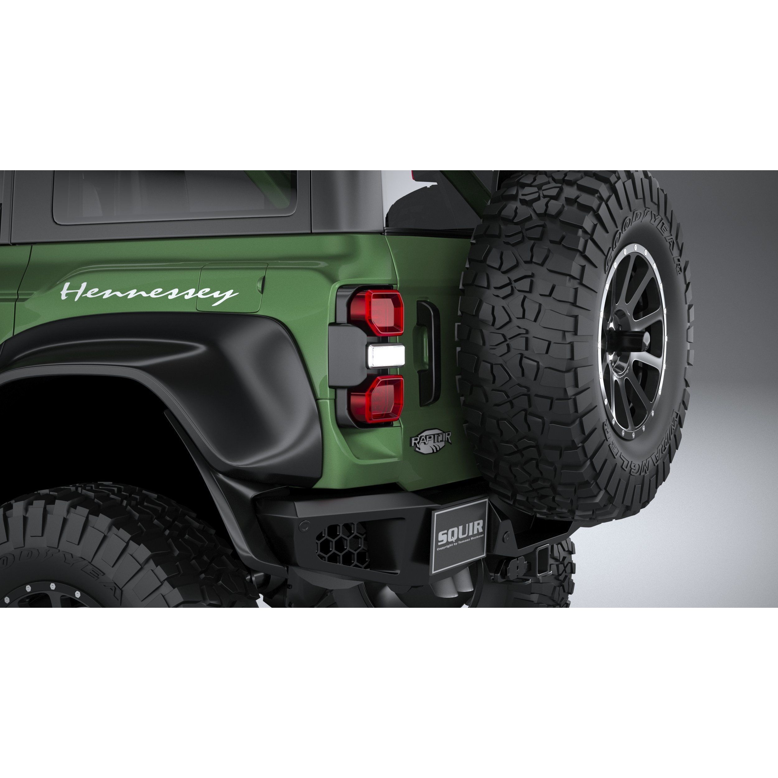 Hennessey Velociraptor 500 Bronco 2024 - High-Poly 3D Model - View 8