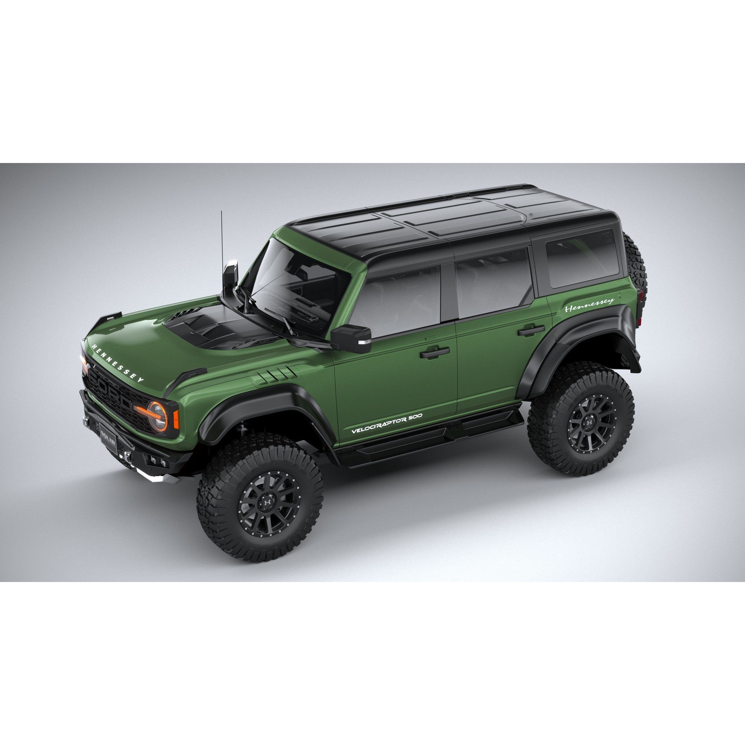 Hennessey Velociraptor 500 Bronco 2024 - High-Poly 3D Model - View 9