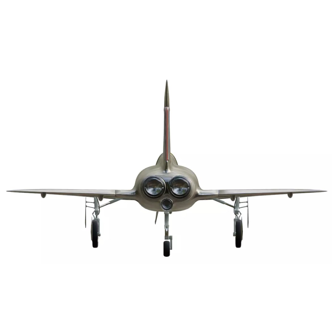 Dassault MD 550 Mirage I 3D Model – Low Poly Aircraft, FBX, OBJ - View 13