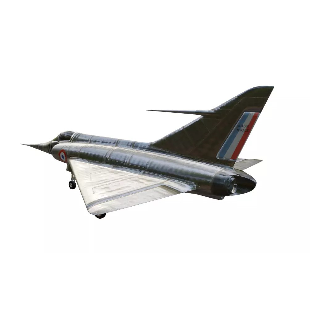 Dassault MD 550 Mirage I 3D Model – Low Poly Aircraft, FBX, OBJ - View 6