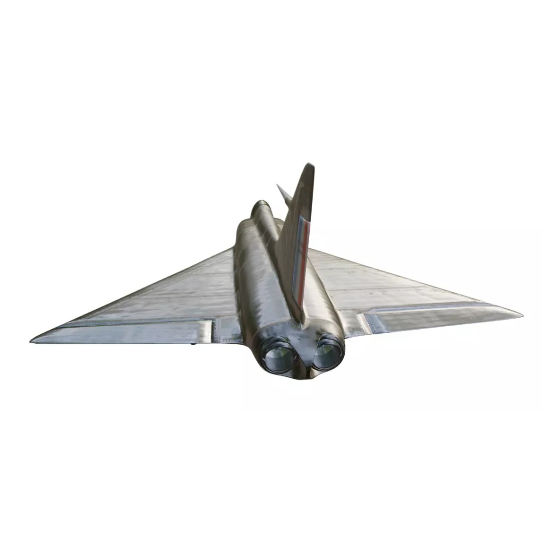 Dassault MD 550 Mirage I 3D Model – Low Poly Aircraft, FBX, OBJ - View 7
