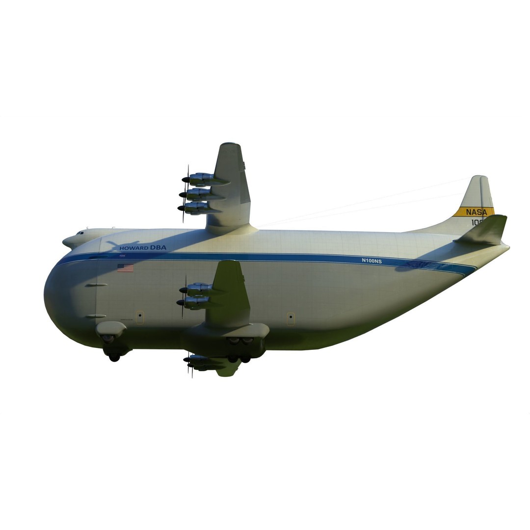 Howard DH-100 DBA 3D Model – Historic Aircraft, PBR Textures, FBX - View 21