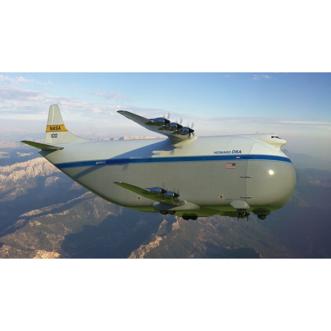 Howard DH-100 DBA 3D Model – Historic Aircraft, PBR Textures, FBX - View 24