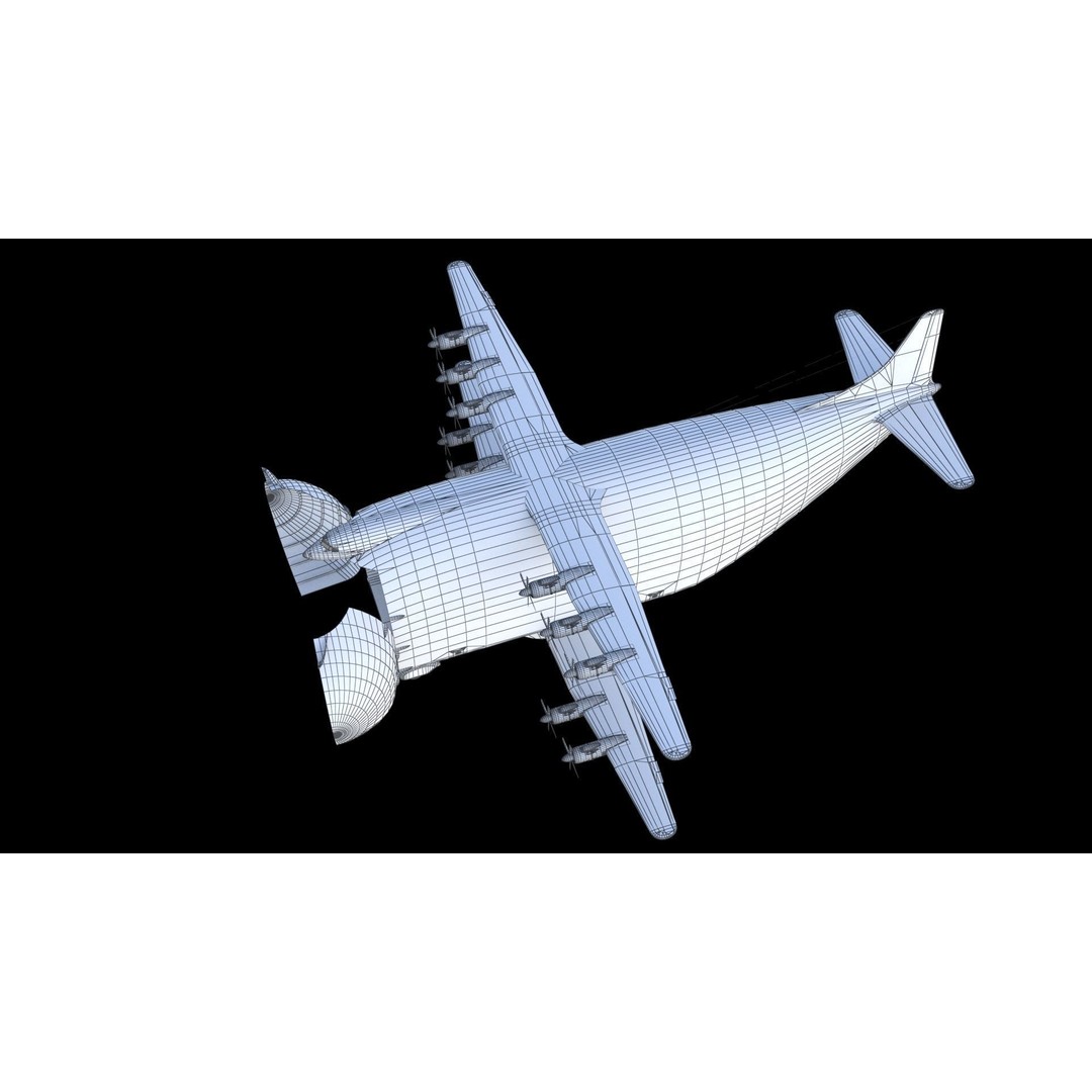 Howard DH-100 DBA 3D Model – Historic Aircraft, PBR Textures, FBX - View 32