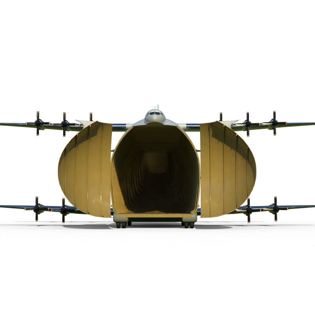 Howard DH-100 DBA 3D Model – Historic Aircraft, PBR Textures, FBX - View 9