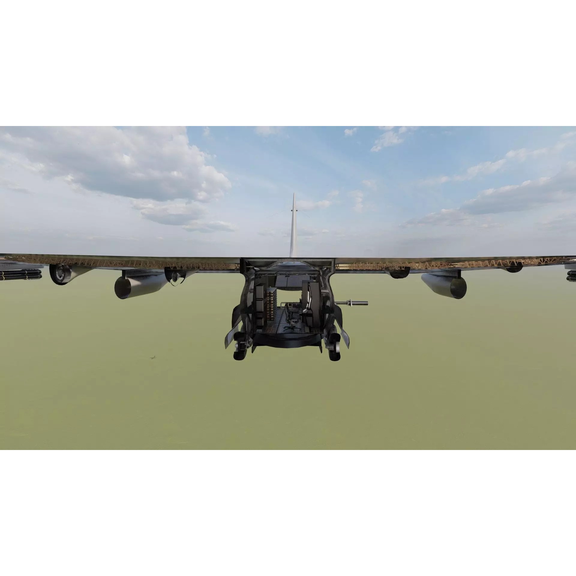 AC130 Gunship - Game-Ready 3D Model - View 10