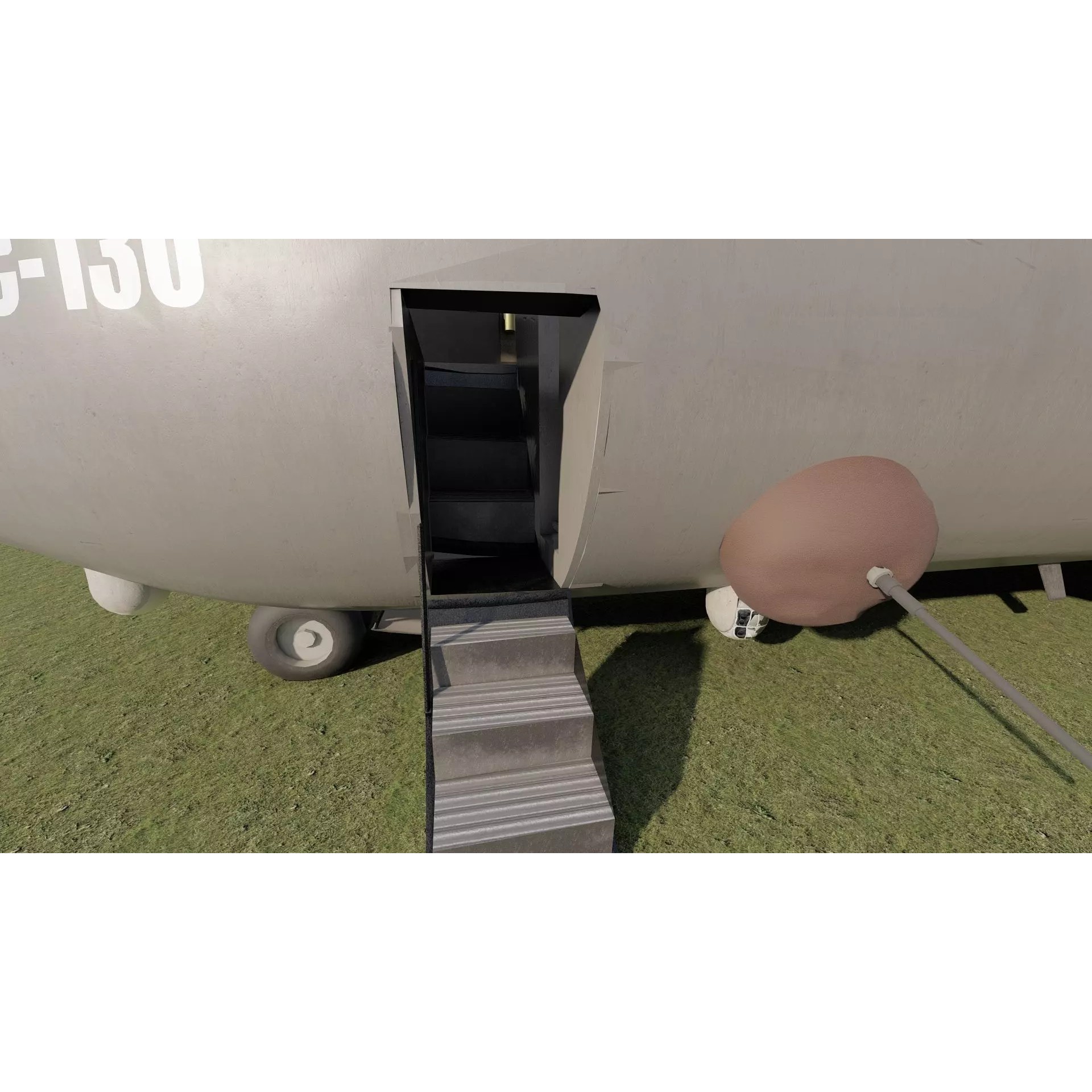 AC130 Gunship - Game-Ready 3D Model - View 18