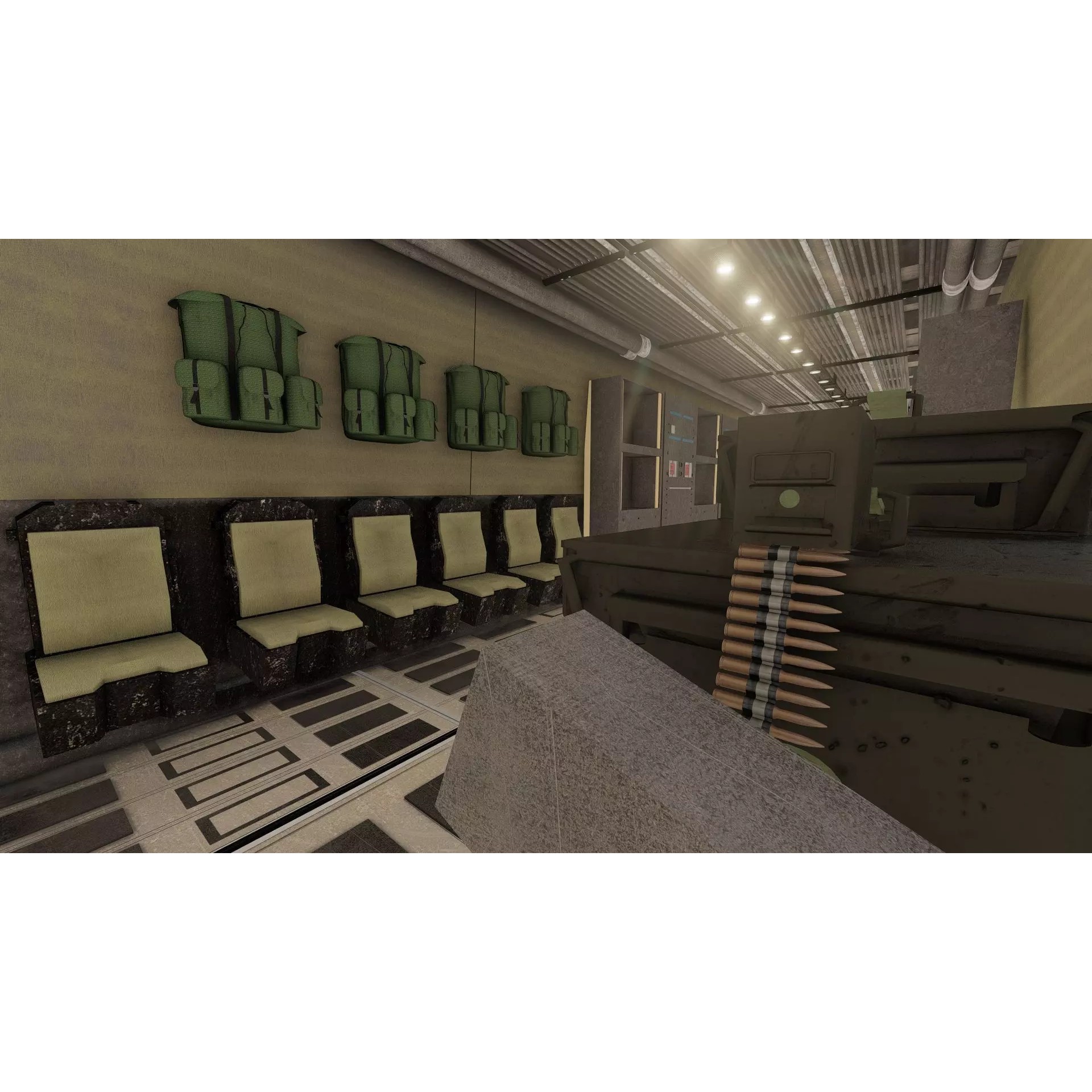 AC130 Gunship - Game-Ready 3D Model - View 25