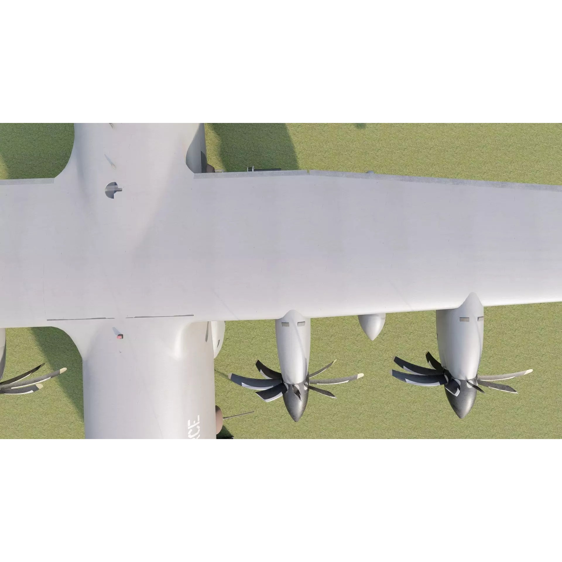 AC130 Gunship - Game-Ready 3D Model - View 34