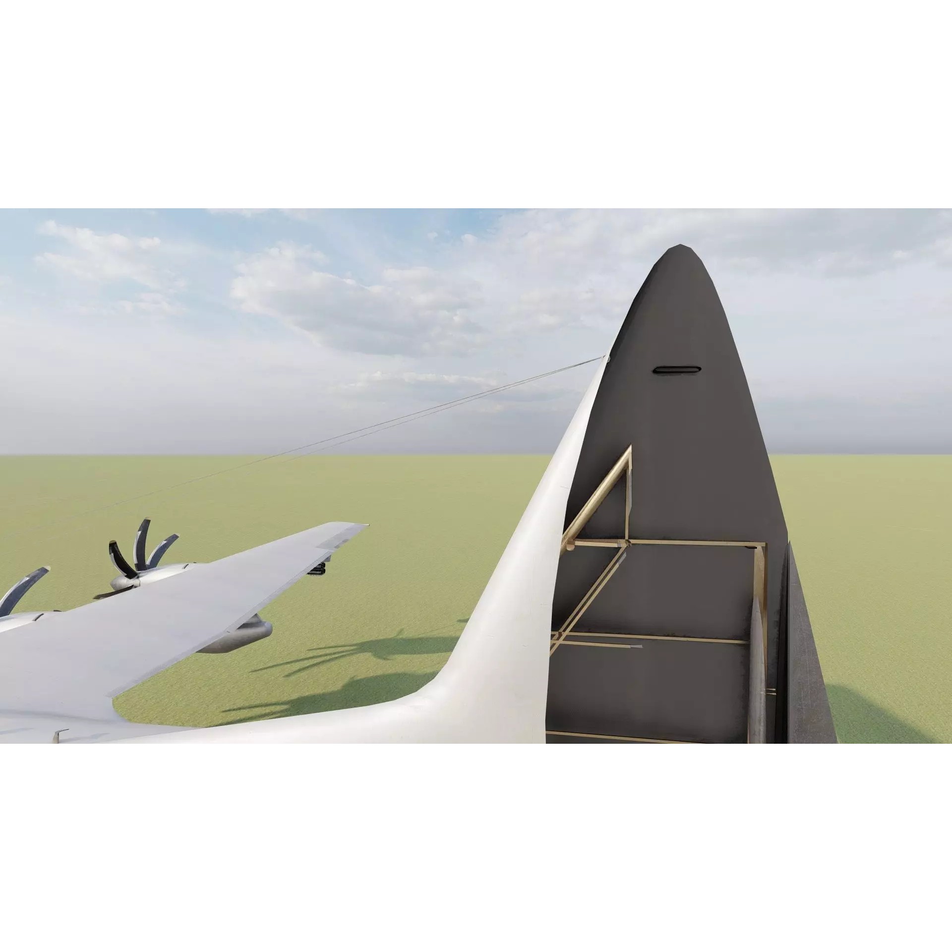 AC130 Gunship - Game-Ready 3D Model - View 36