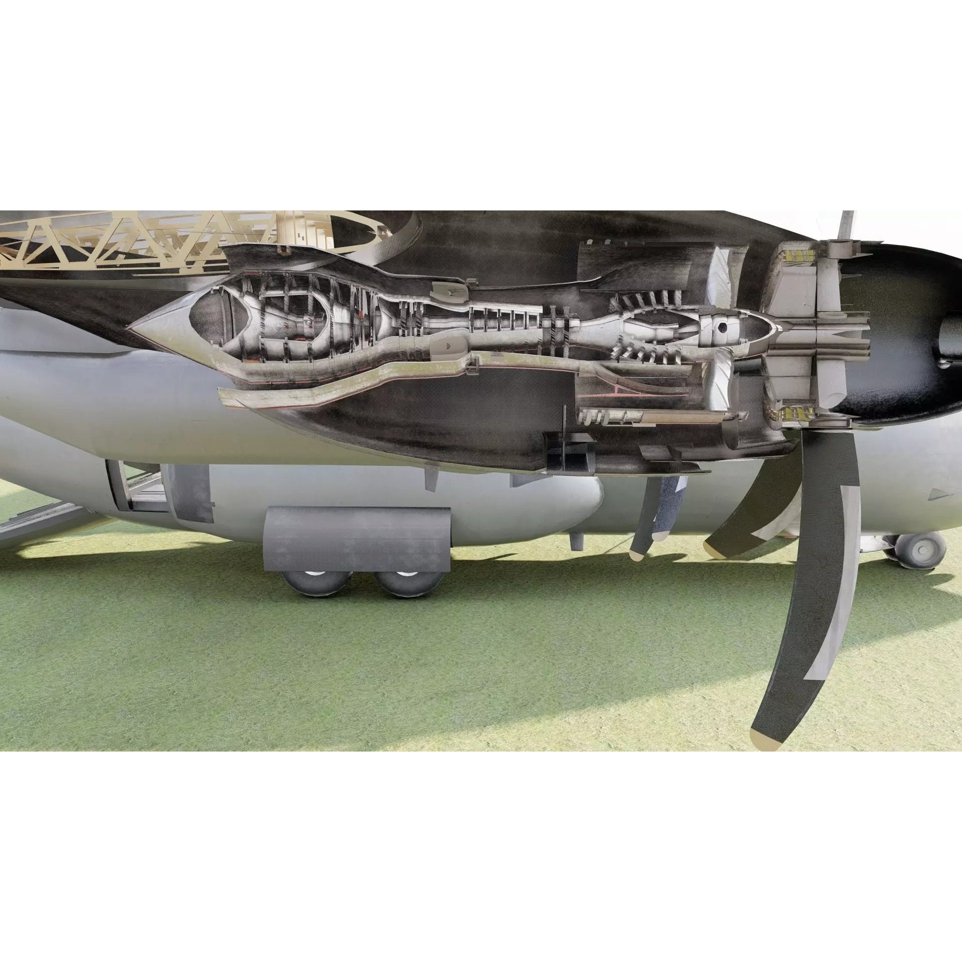 AC130 Gunship - Game-Ready 3D Model - View 39