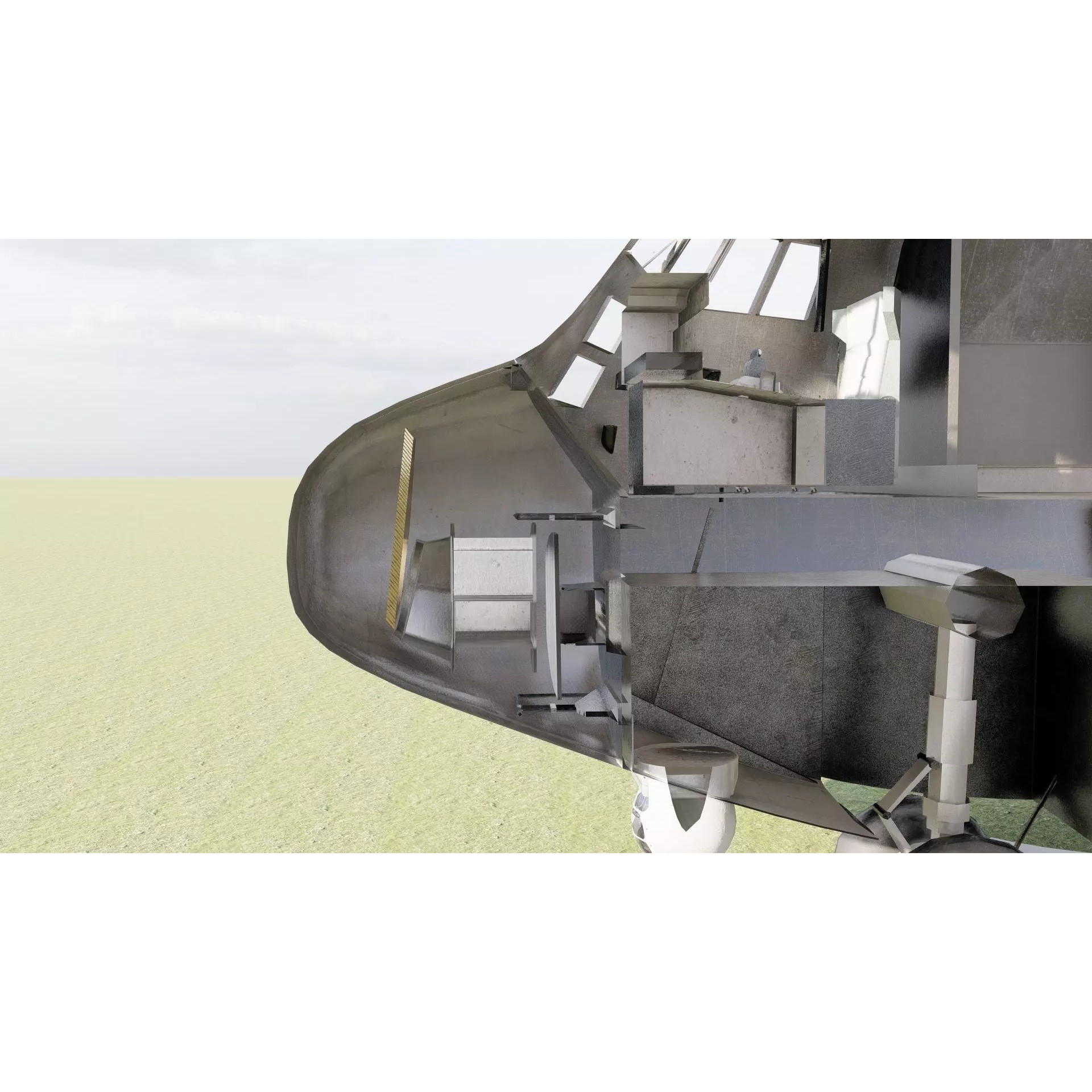 AC130 Gunship - Game-Ready 3D Model - View 41