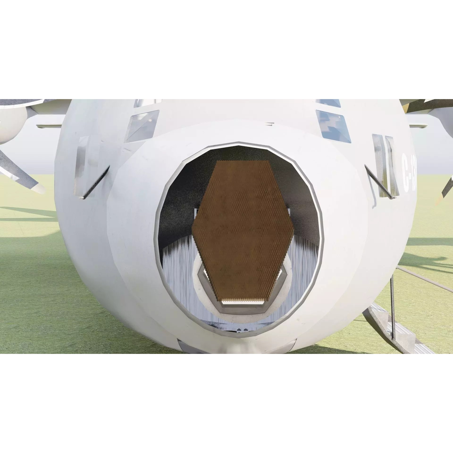 AC130 Gunship - Game-Ready 3D Model - View 42