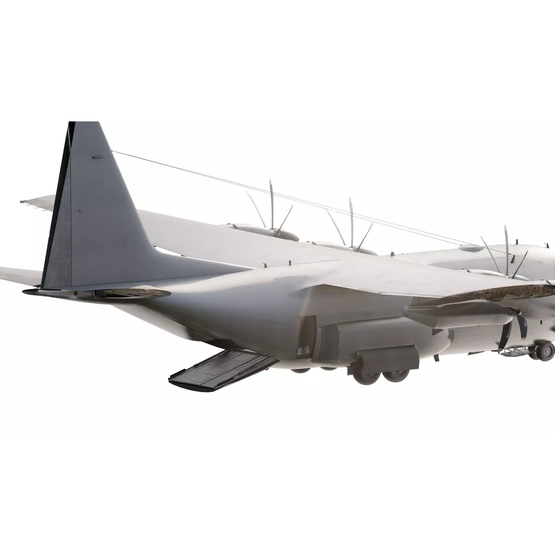 AC130 Gunship - Game-Ready 3D Model - View 5