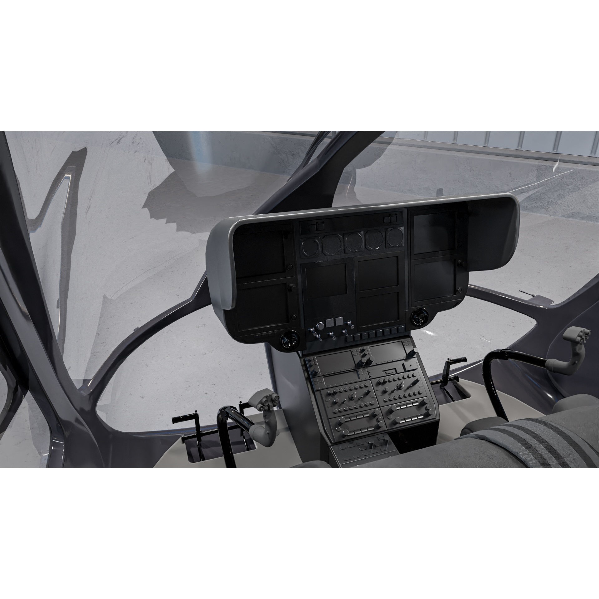 Airbus H145 - Rigged Game-Ready 3D Model - View 13