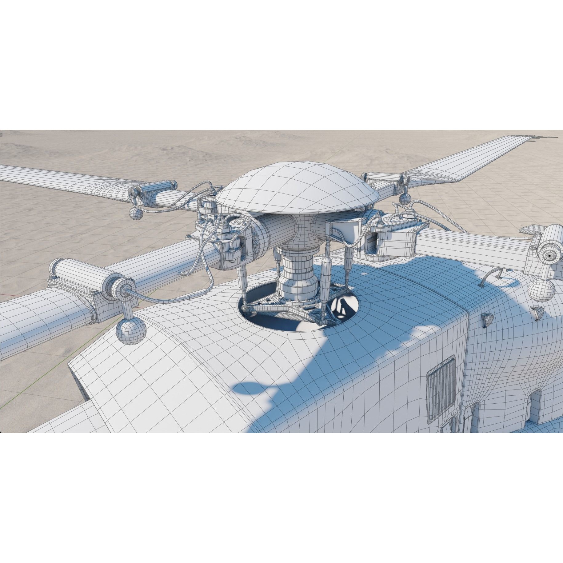 Airbus H145 - Rigged Game-Ready 3D Model - View 17