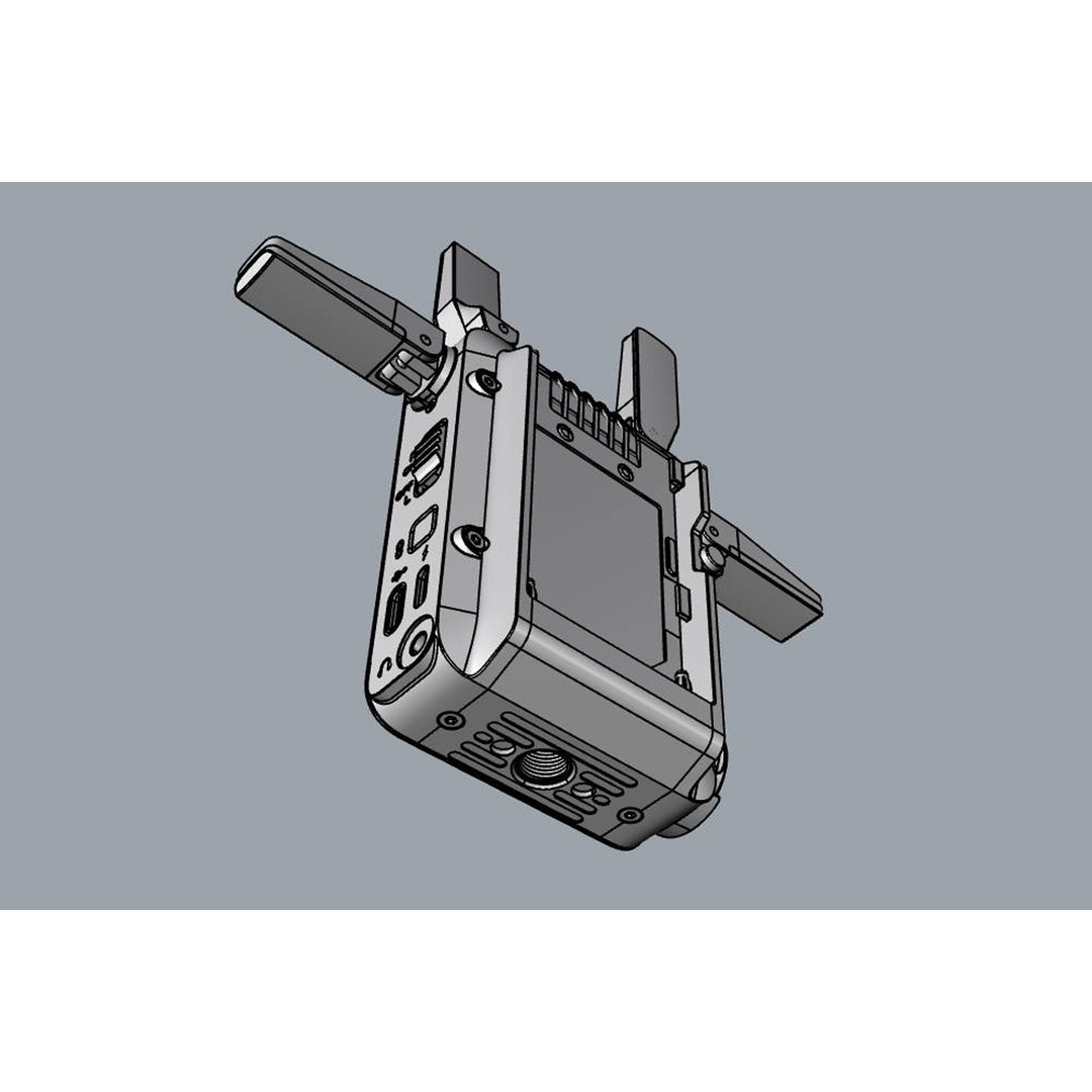 DJI SDR Transmission and Receiver 3D Model – Real-World Scale, FBX, OBJ
