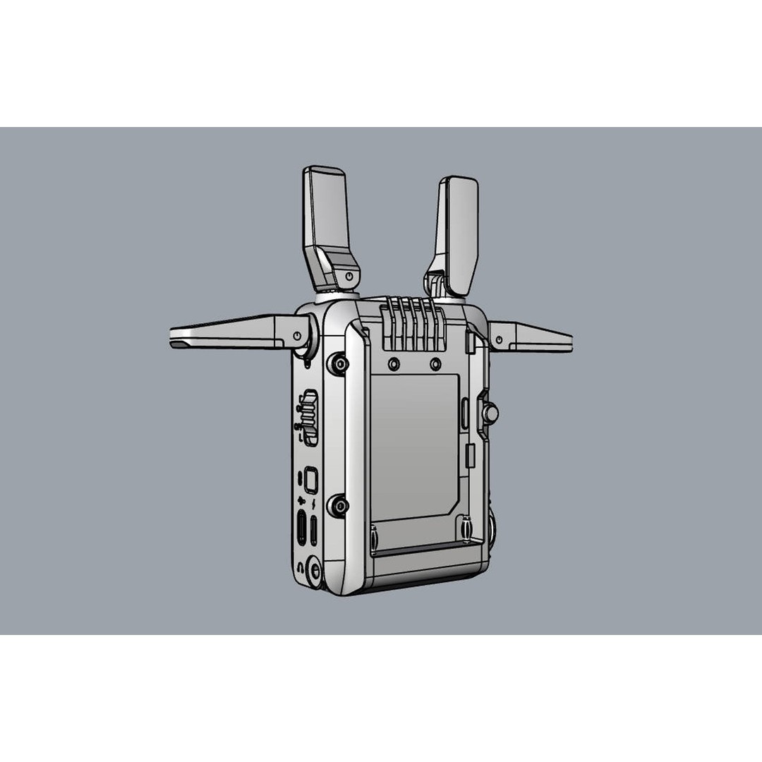 DJI SDR Transmission and Receiver 3D Model – Real-World Scale, FBX, OBJ - View 20