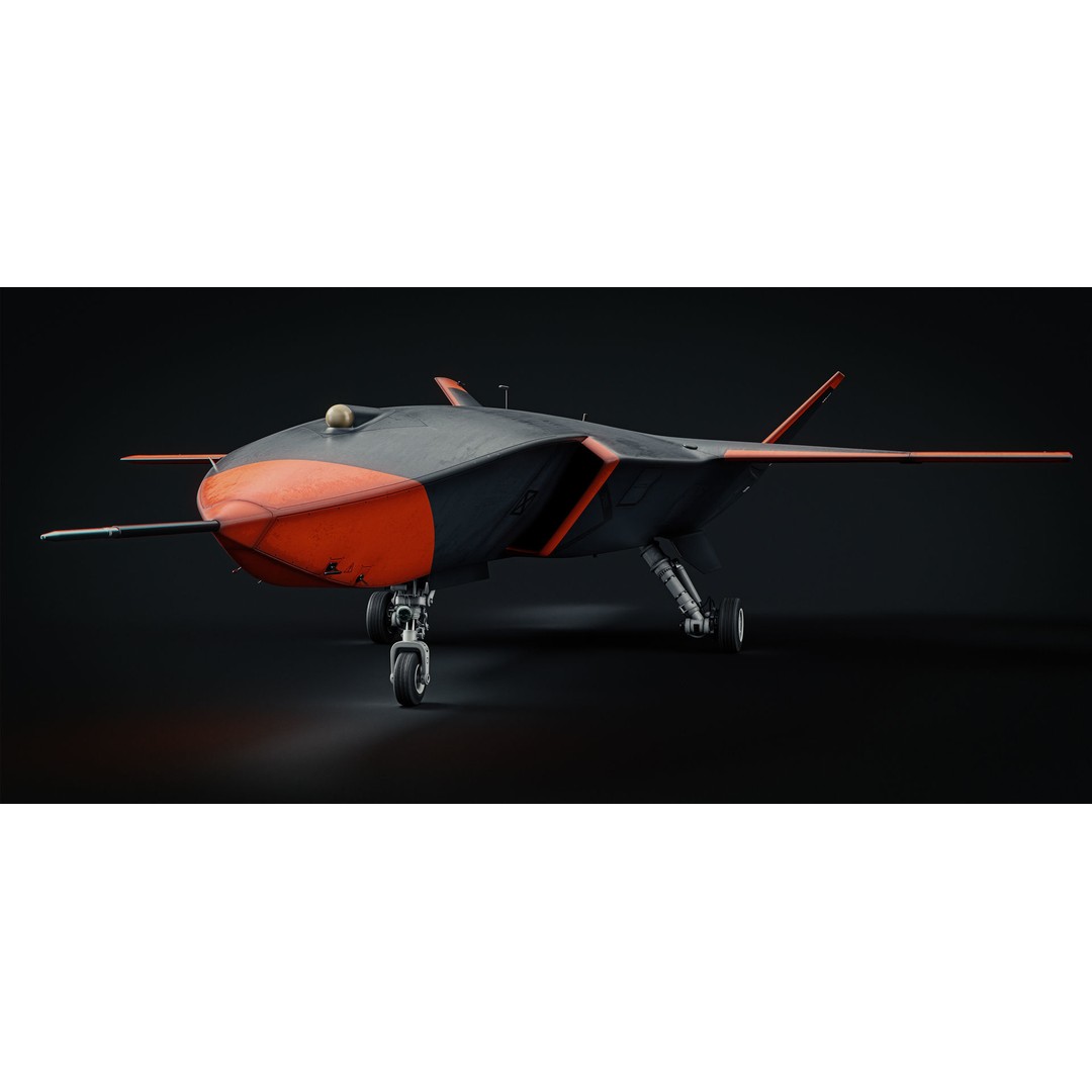 Boeing MQ-28 Ghost Bat Drone 3D Model – High Poly PBR Aircraft, FBX - View 16