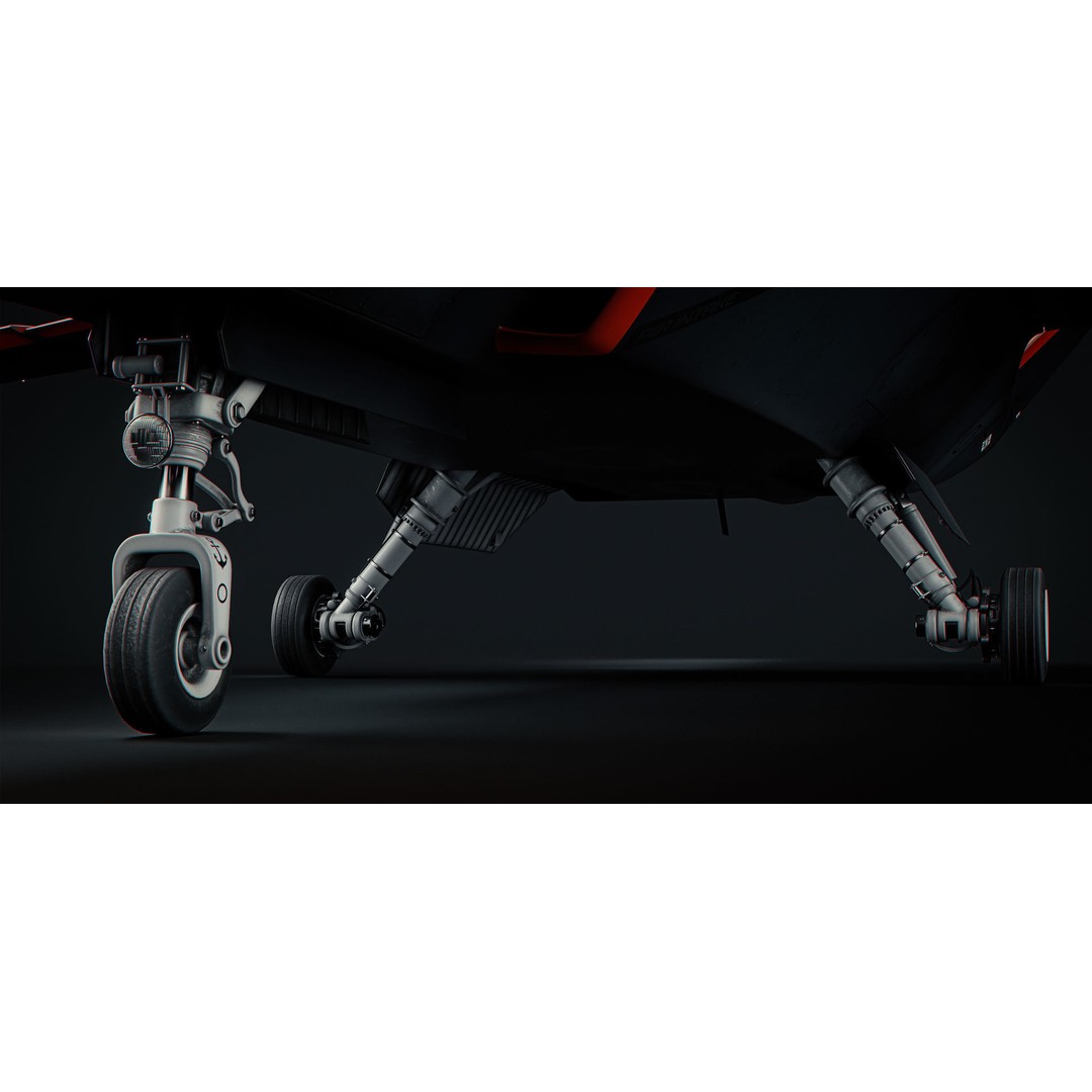 Boeing MQ-28 Ghost Bat Drone 3D Model – High Poly PBR Aircraft, FBX - View 17
