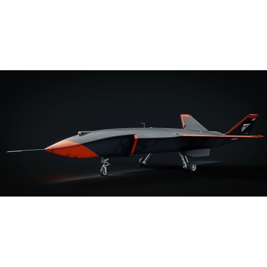 Boeing MQ-28 Ghost Bat Drone 3D Model – High Poly PBR Aircraft, FBX - View 18