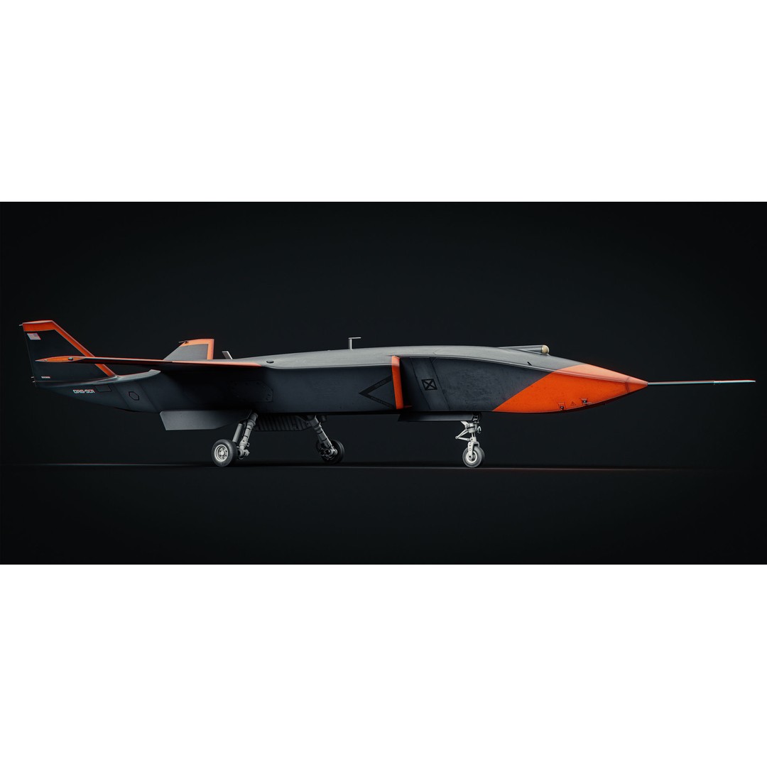 Boeing MQ-28 Ghost Bat Drone 3D Model – High Poly PBR Aircraft, FBX - View 20