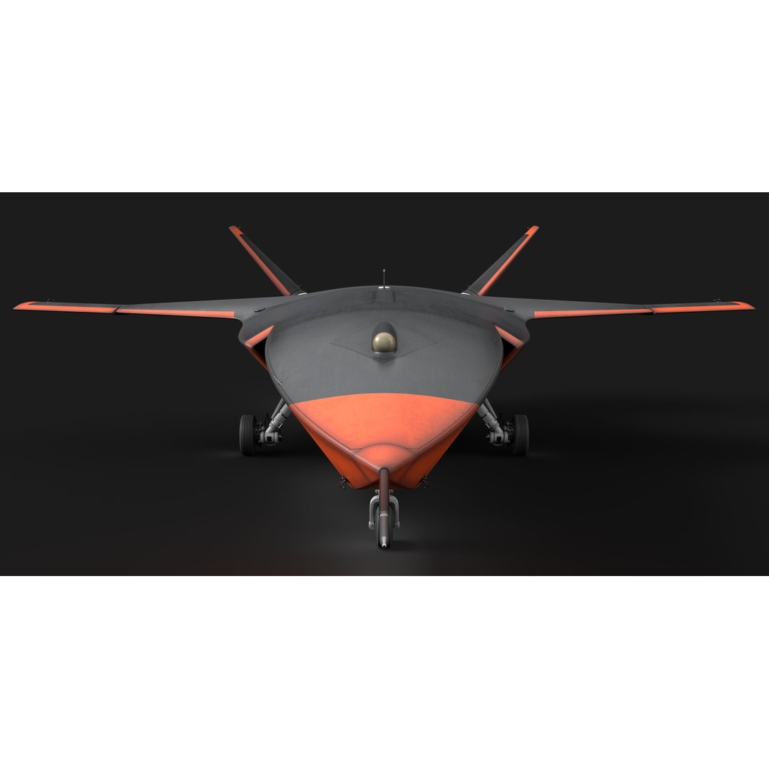 Boeing MQ-28 Ghost Bat Drone 3D Model – High Poly PBR Aircraft, FBX - View 22