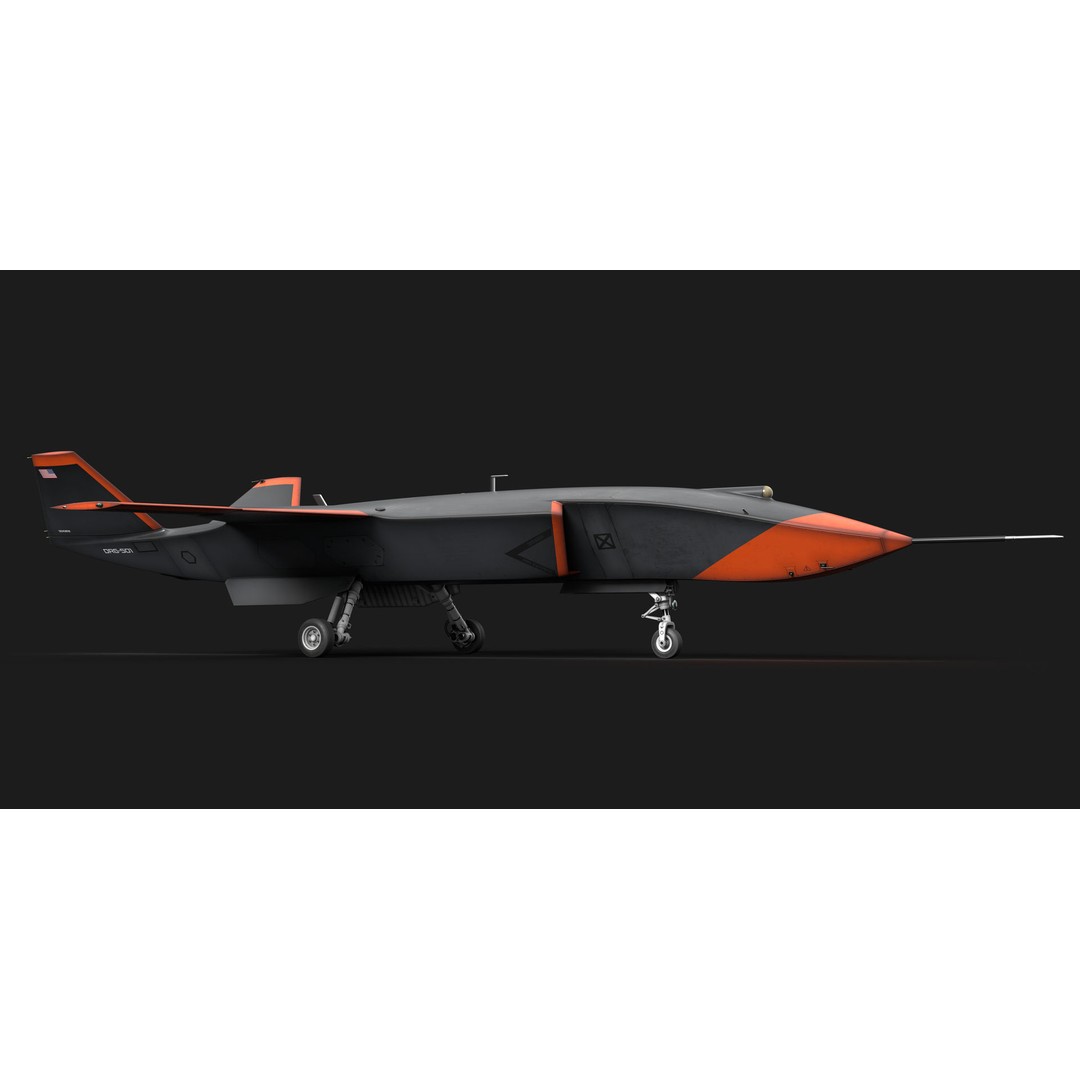 Boeing MQ-28 Ghost Bat Drone 3D Model – High Poly PBR Aircraft, FBX - View 23