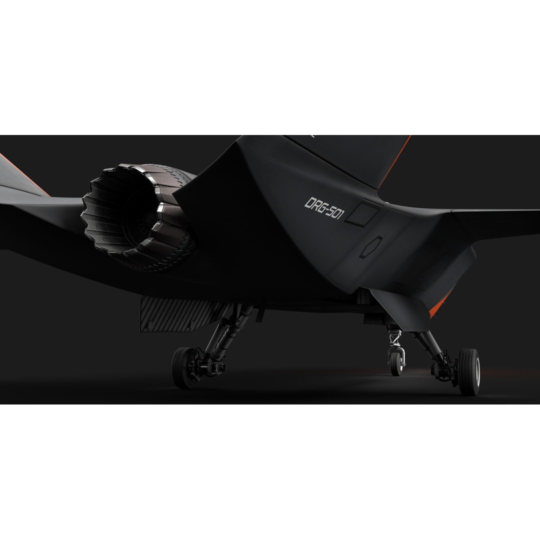 Boeing MQ-28 Ghost Bat Drone 3D Model – High Poly PBR Aircraft, FBX - View 24