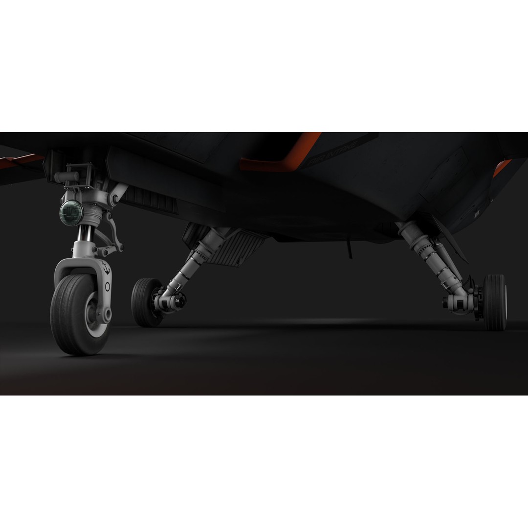 Boeing MQ-28 Ghost Bat Drone 3D Model – High Poly PBR Aircraft, FBX - View 32