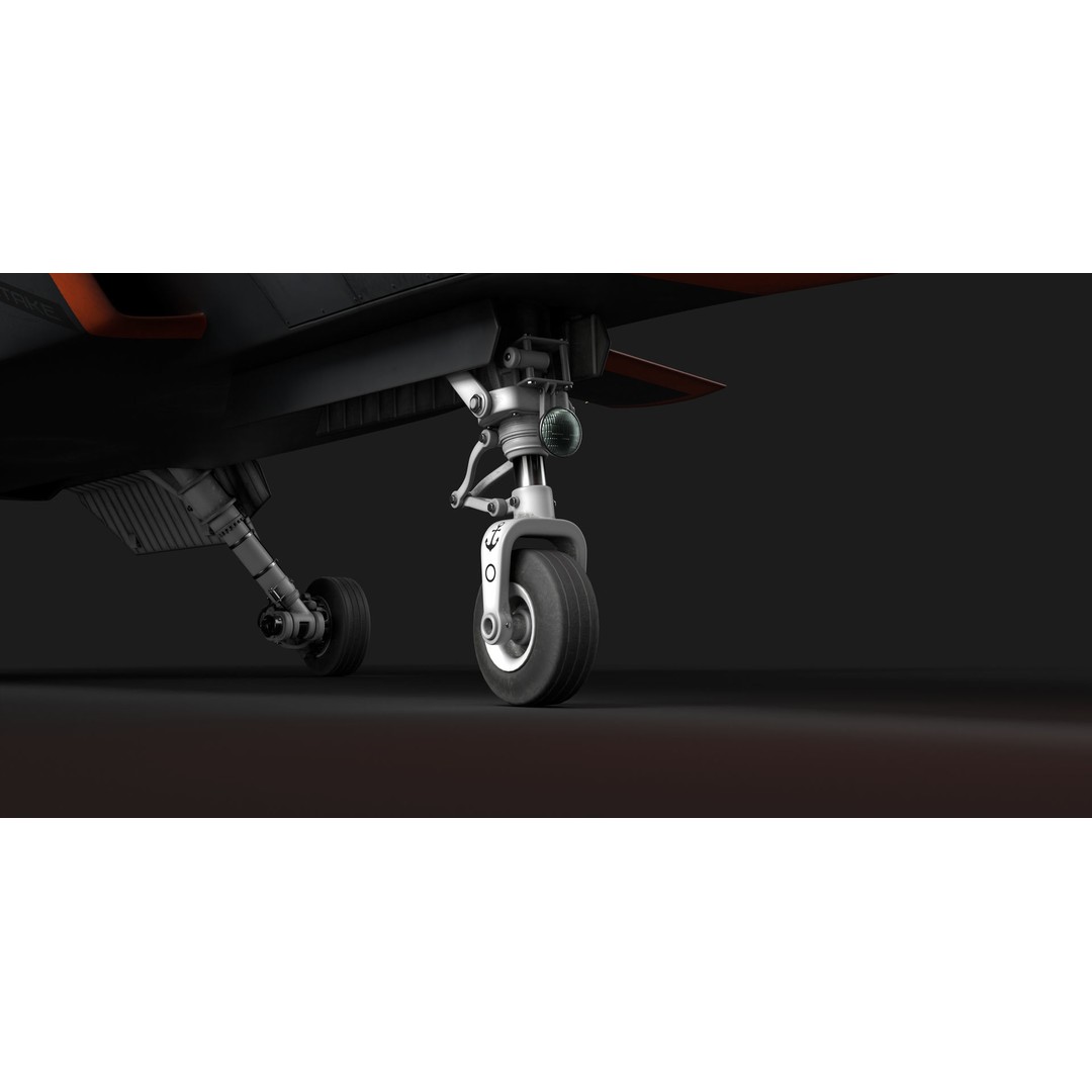 Boeing MQ-28 Ghost Bat Drone 3D Model – High Poly PBR Aircraft, FBX - View 36