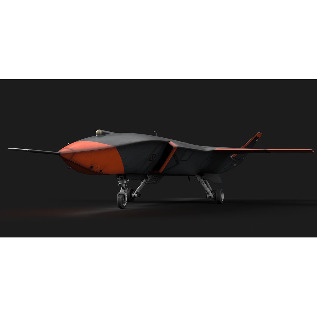 Boeing MQ-28 Ghost Bat Drone 3D Model – High Poly PBR Aircraft, FBX - View 37