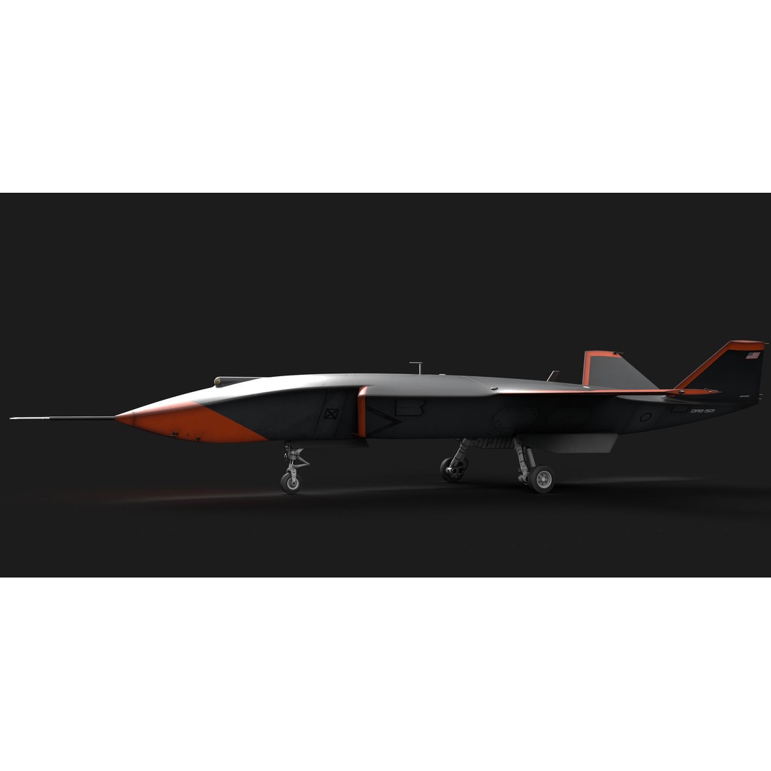 Boeing MQ-28 Ghost Bat Drone 3D Model – High Poly PBR Aircraft, FBX - View 38