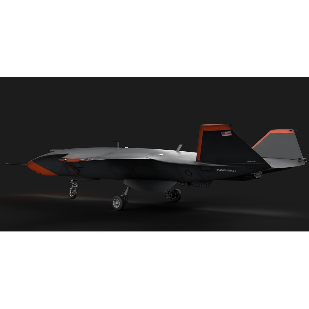 Boeing MQ-28 Ghost Bat Drone 3D Model – High Poly PBR Aircraft, FBX - View 39