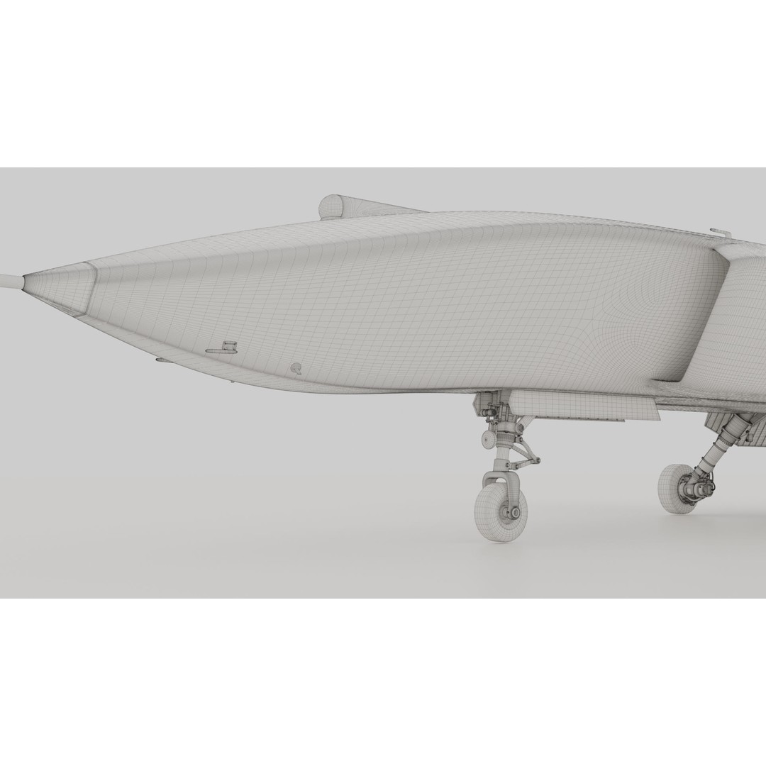 Boeing MQ-28 Ghost Bat Drone 3D Model – High Poly PBR Aircraft, FBX - View 43