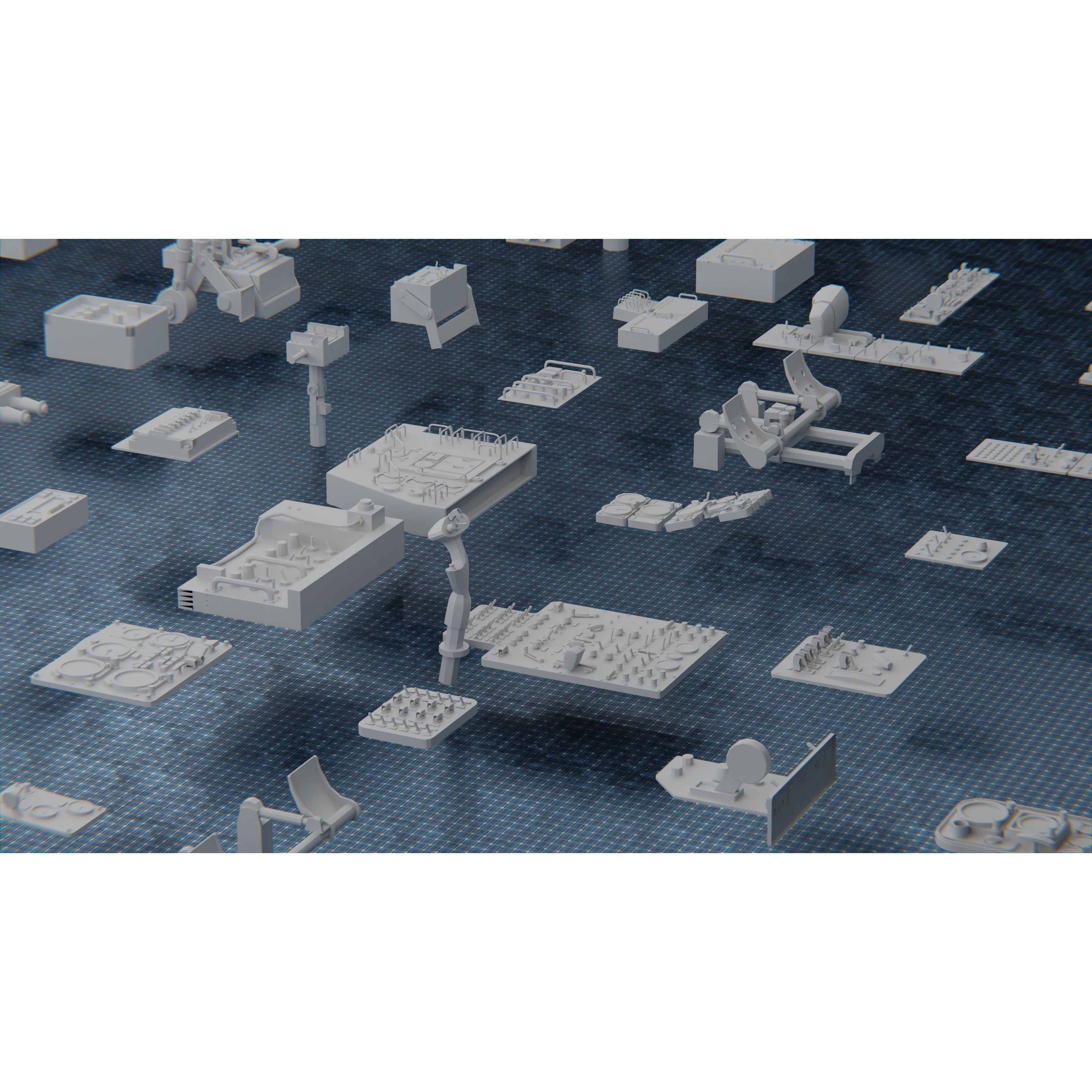 Tech Heavy Kit - Game-Ready 3D Model