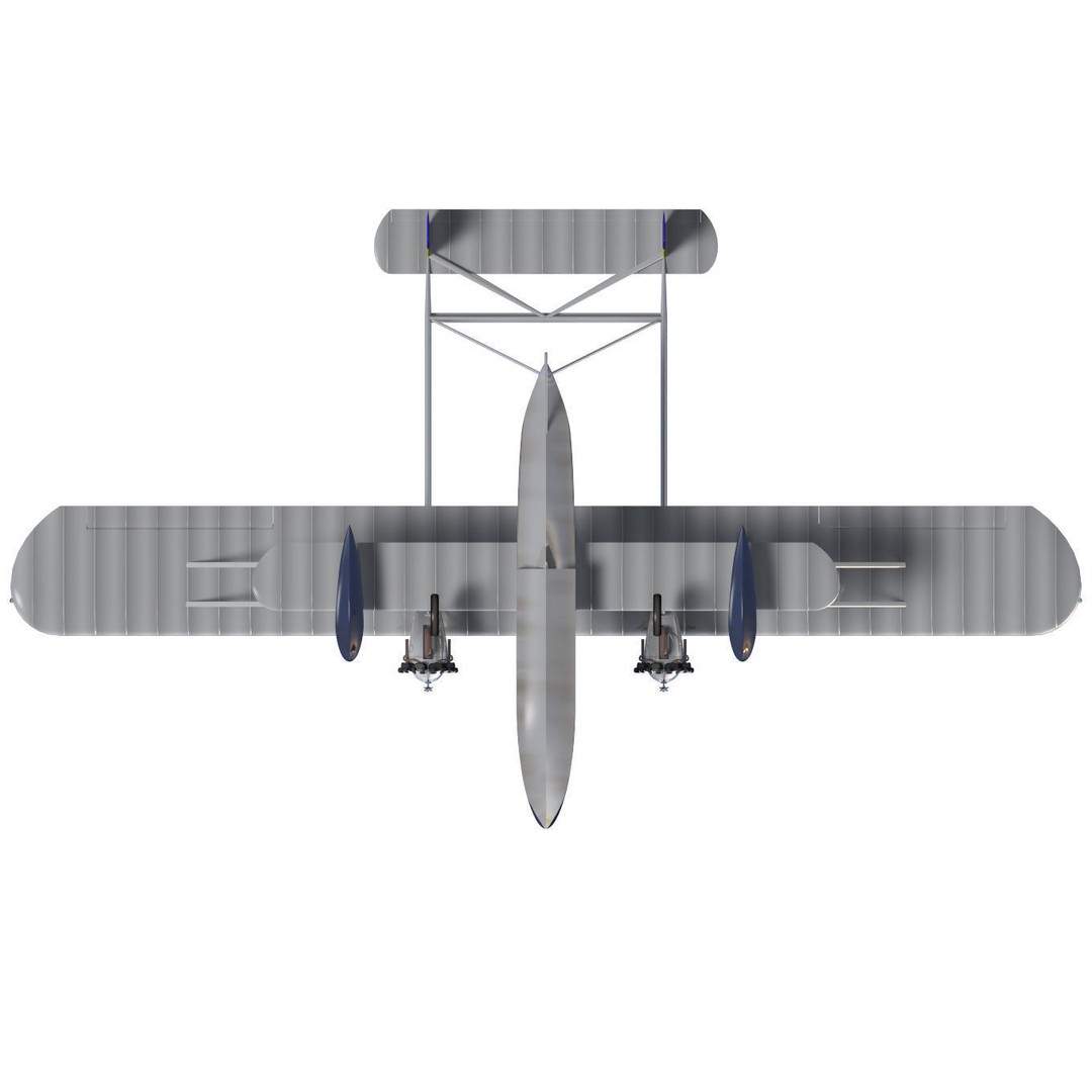 Sikorsky S-38 3D Model – Historic Amphibious Aircraft, FBX - View 10