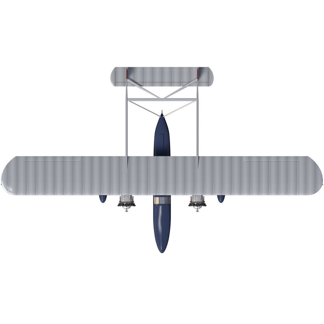 Sikorsky S-38 3D Model – Historic Amphibious Aircraft, FBX - View 9