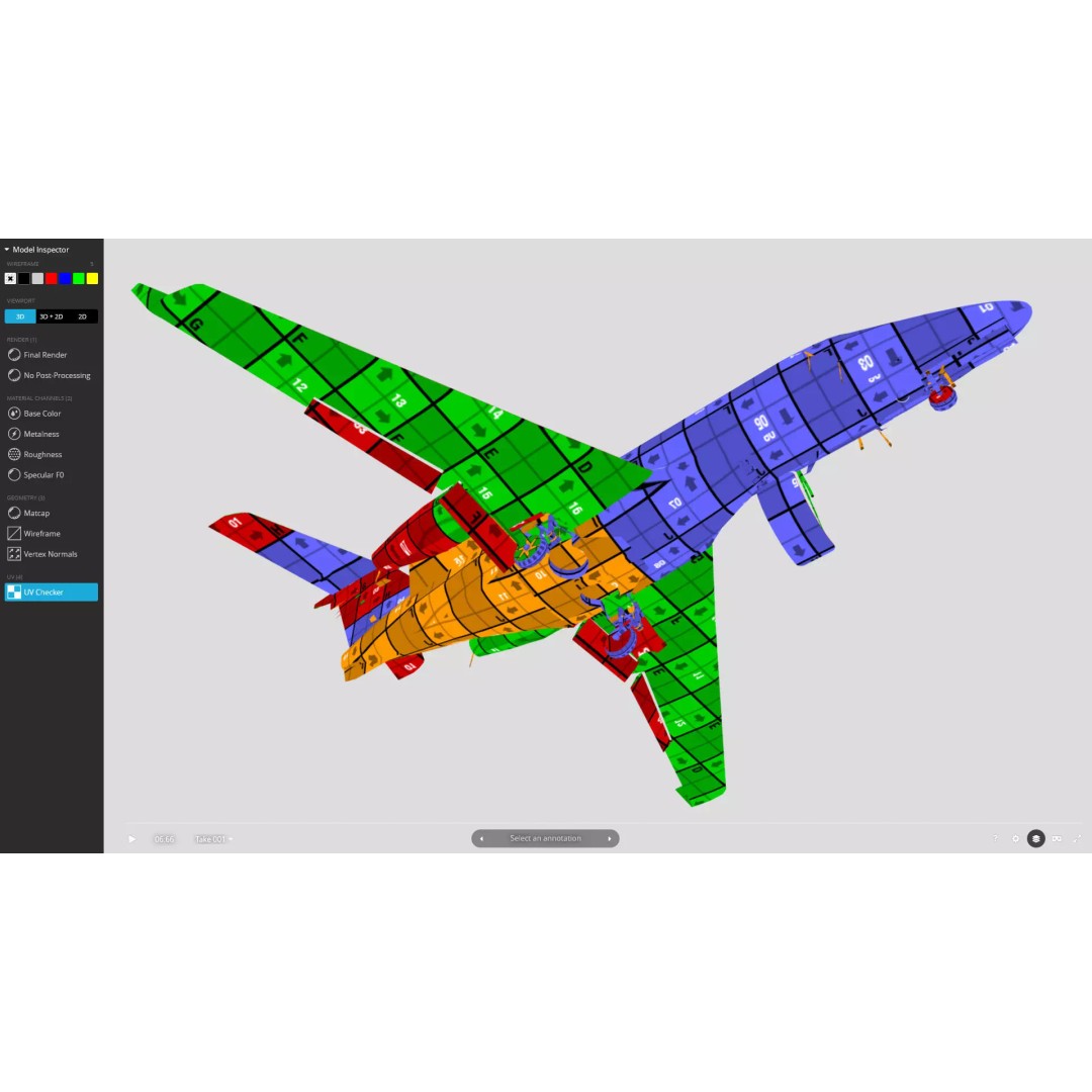 Embraer Phenom 300 3D Model – Low Poly Animated Jet, FBX, OBJ - View 12