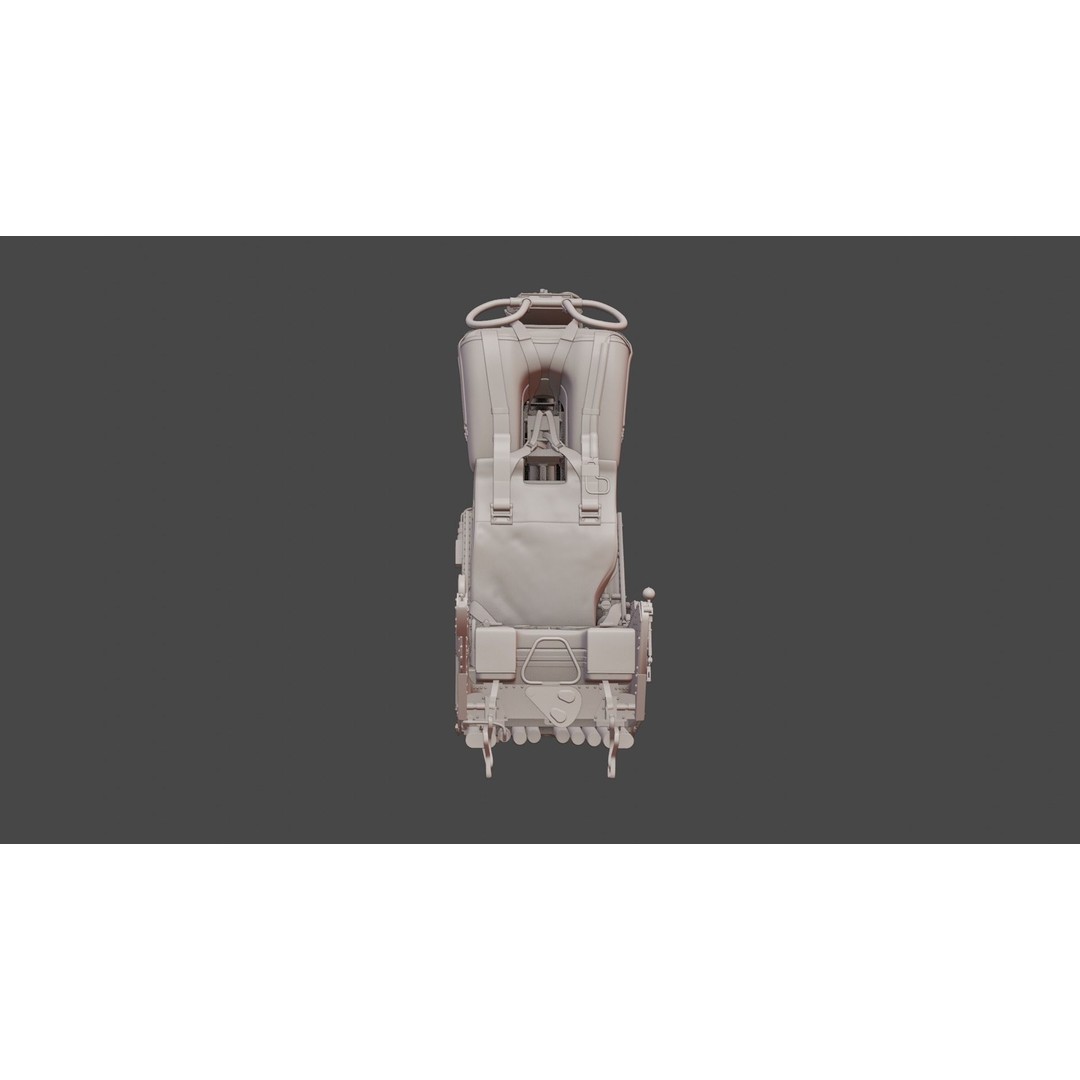 Martin Baker Mk7 Ejection Seat 3D Model – Detailed Aircraft Part, FBX/OBJ - View 15
