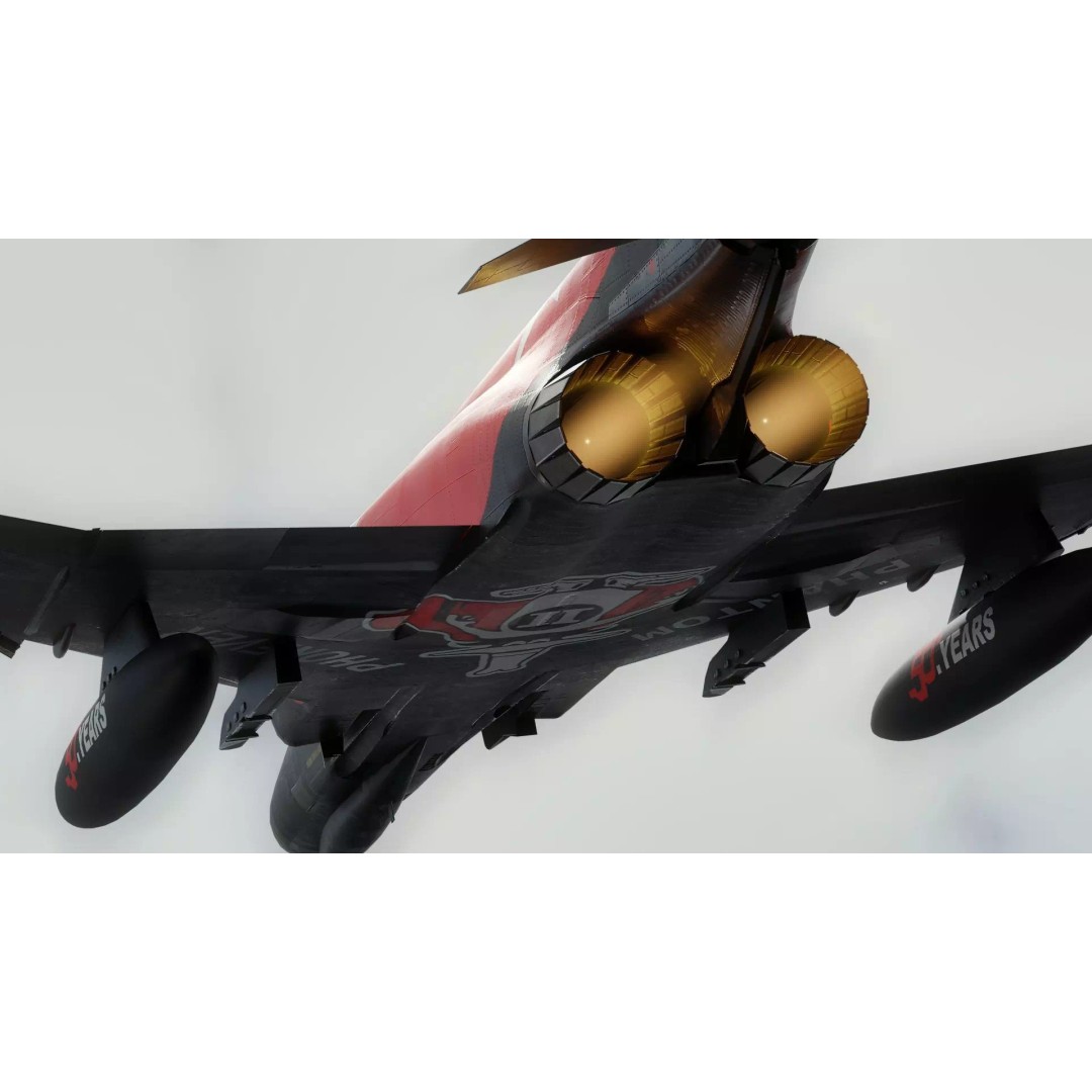 F4 Phantom 2 3D Model – Fully Rigged Low-Poly Game Asset, Blender - View 12
